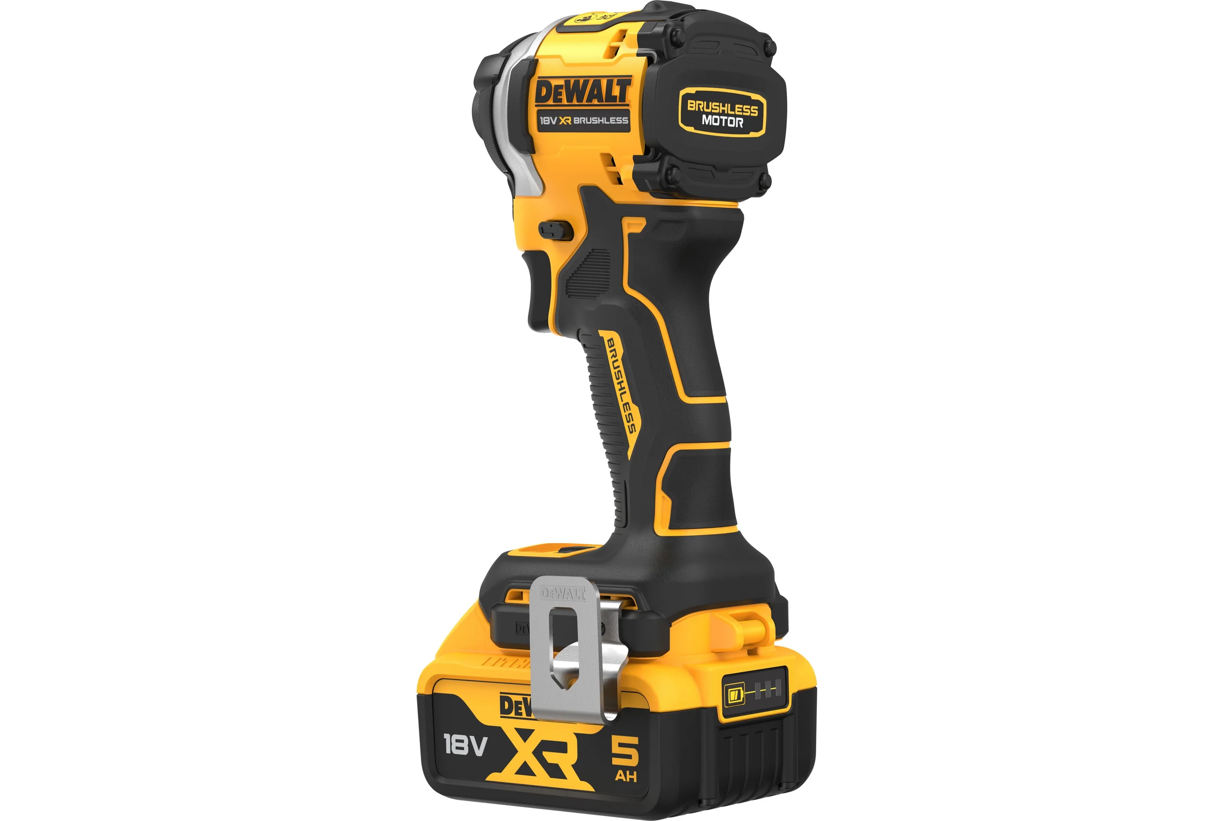 Аккумуляторный шуруповерт DEWALT DCF850P2T, 18 В, 206.2 Нм, 3800 уд/мин, с 2 АКБ 5 Ач и ЗУ, в кейсе TSTAK DCF850P2T-QW