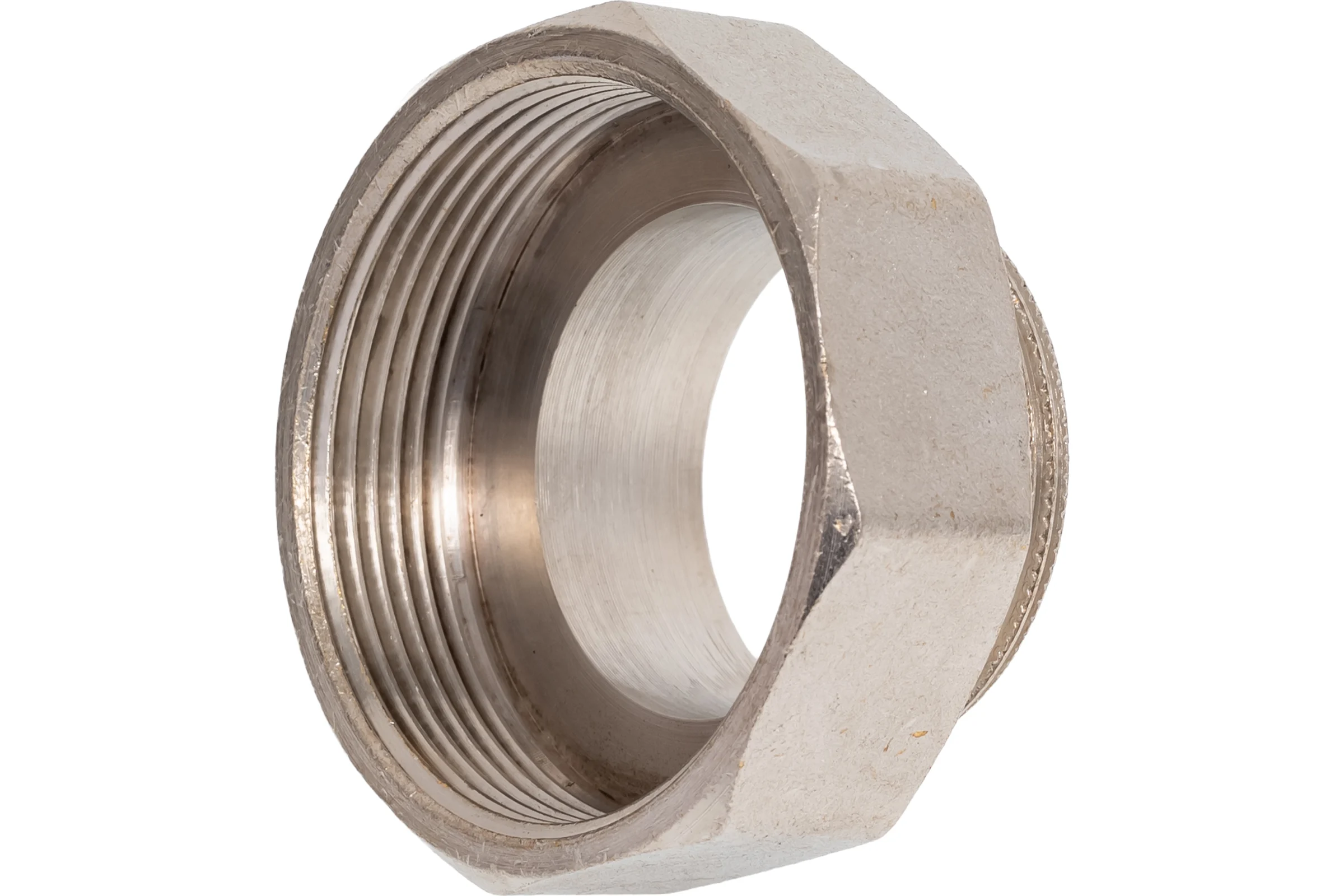 Переход LD PRIDE DN50х40 (2"ВР х 1 1/2"НР) латунь никель с биркой LD.67.519.50х40