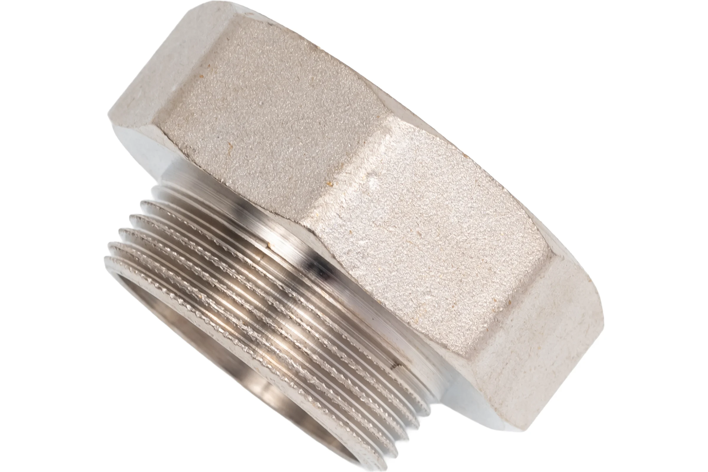 Переход LD PRIDE DN50х40 (2"ВР х 1 1/2"НР) латунь никель с биркой LD.67.519.50х40
