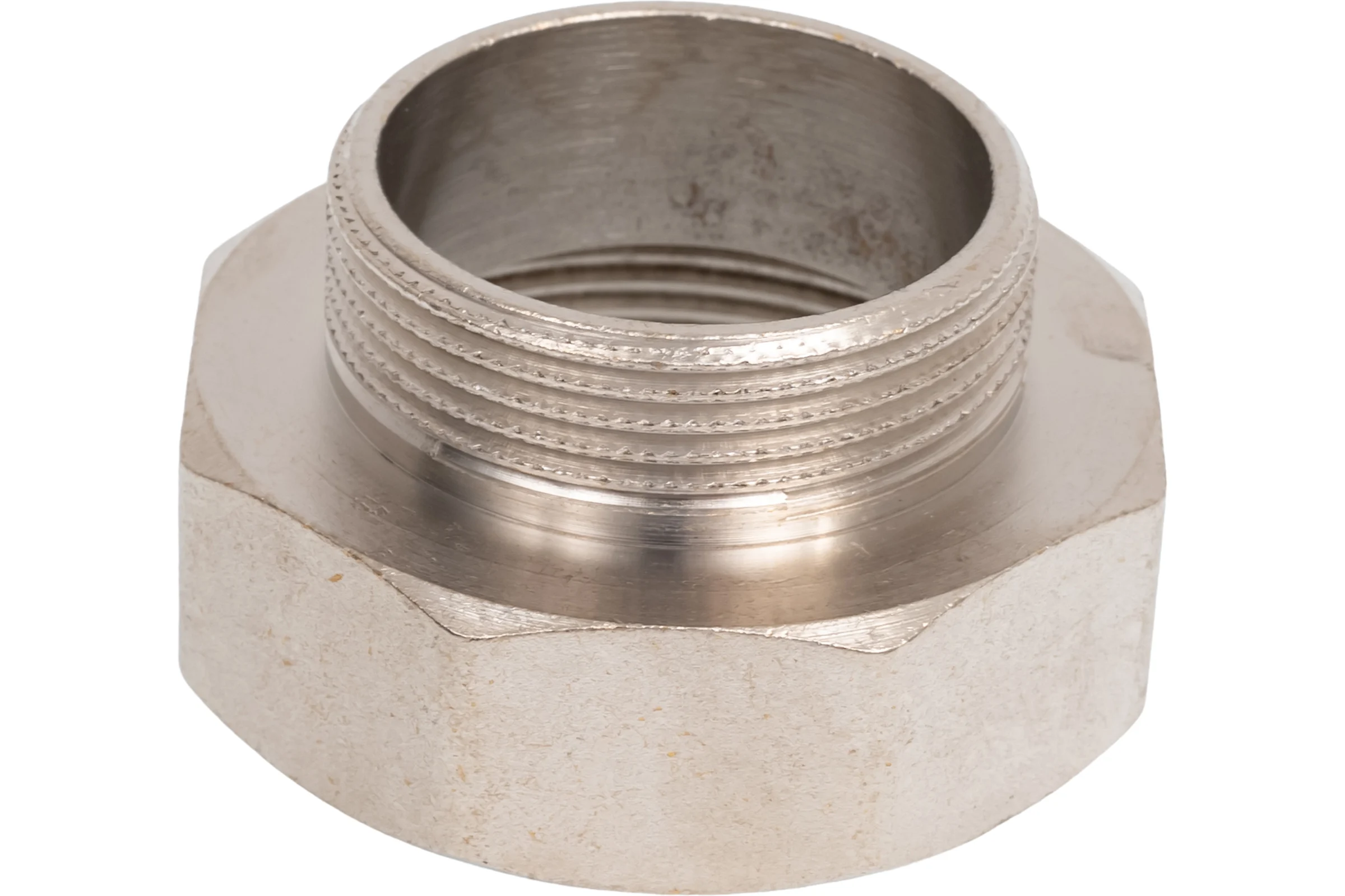 Переход LD PRIDE DN50х40 (2"ВР х 1 1/2"НР) латунь никель с биркой LD.67.519.50х40