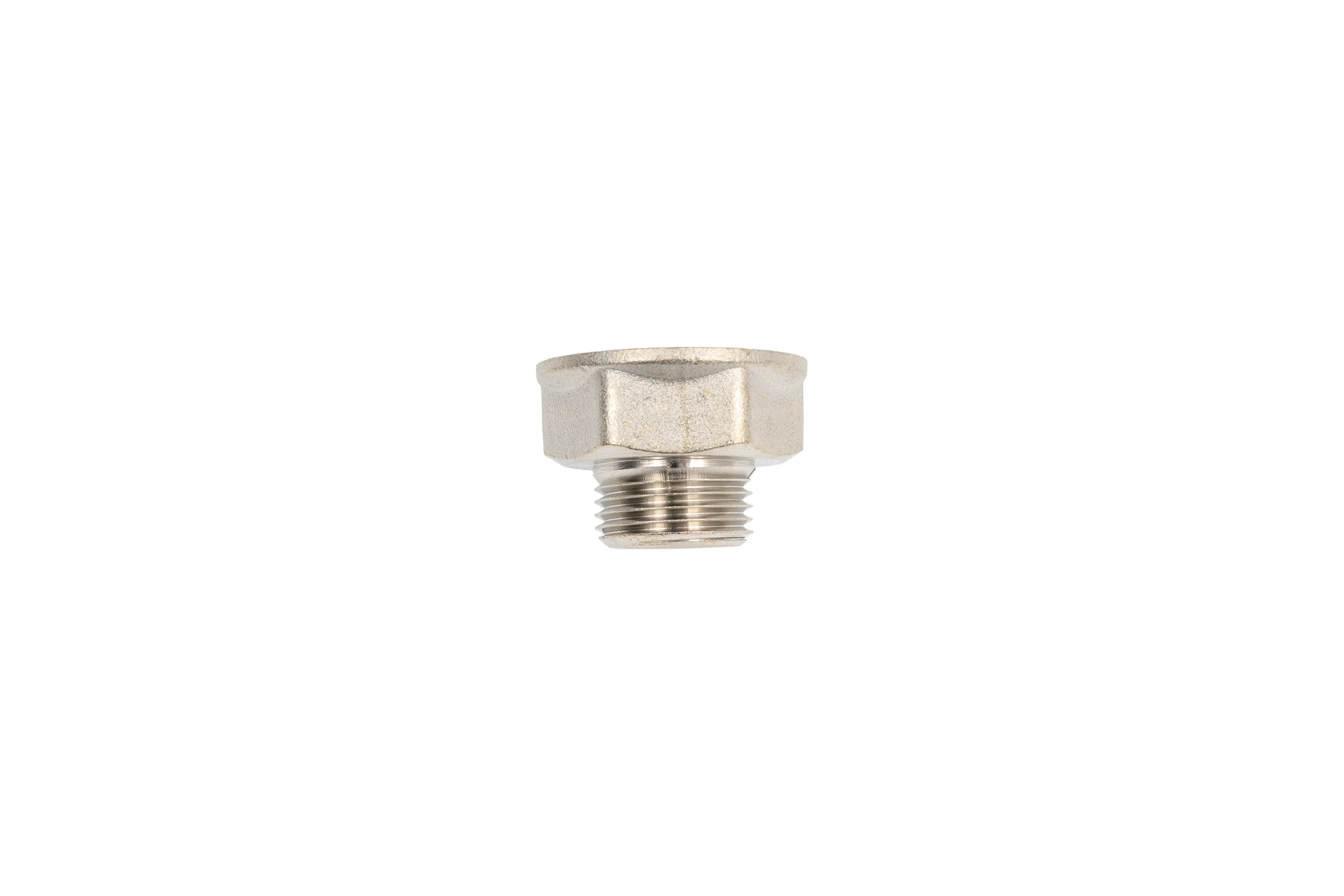 Переход LD PRIDE DN15х10 (1/2"ВР х 3/8"НР) латунь никель с биркой LD.67.519.15х10