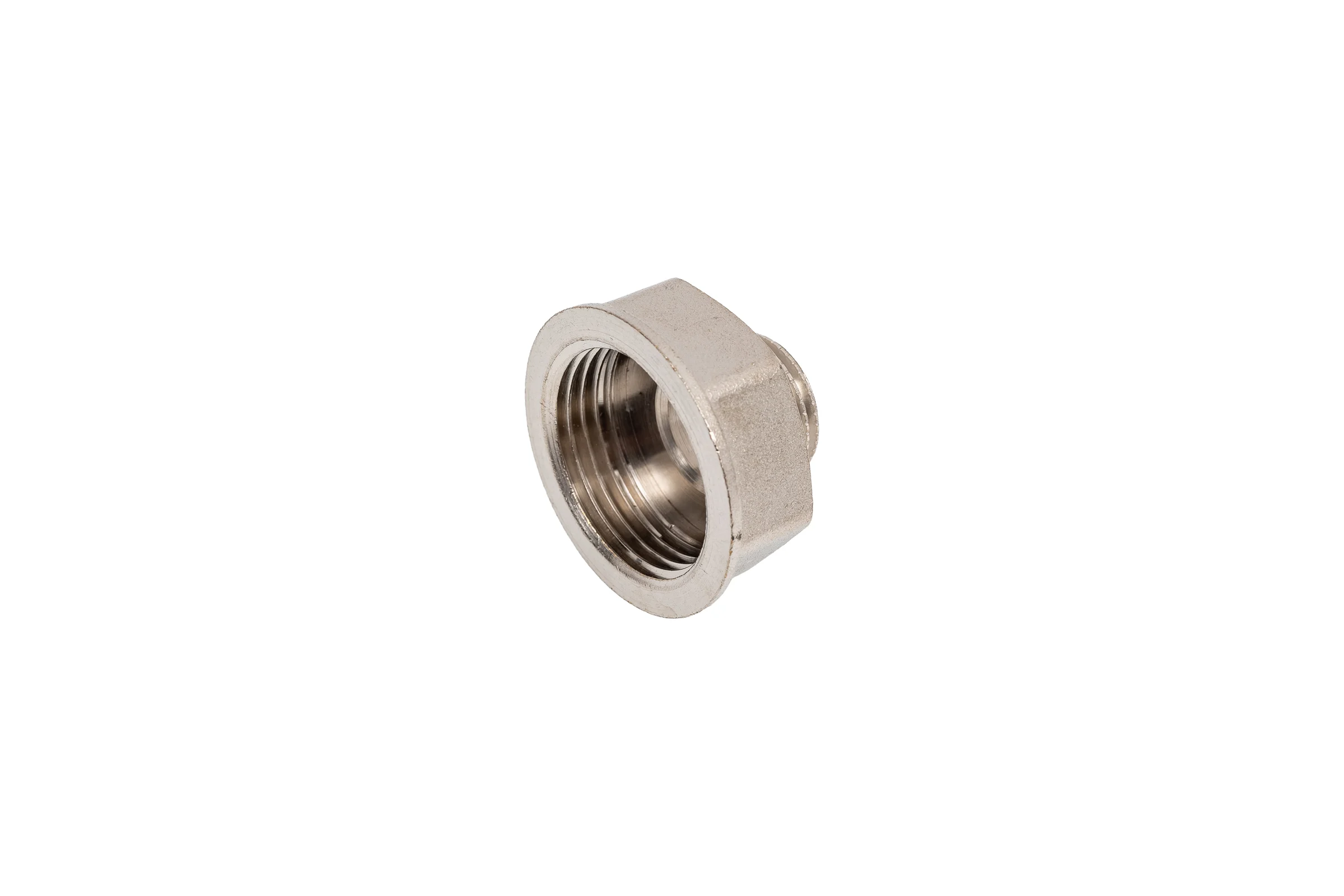 Переход LD PRIDE DN25х15 (1"ВР х 1/2"НР) латунь никель с биркой LD.67.519.25х15