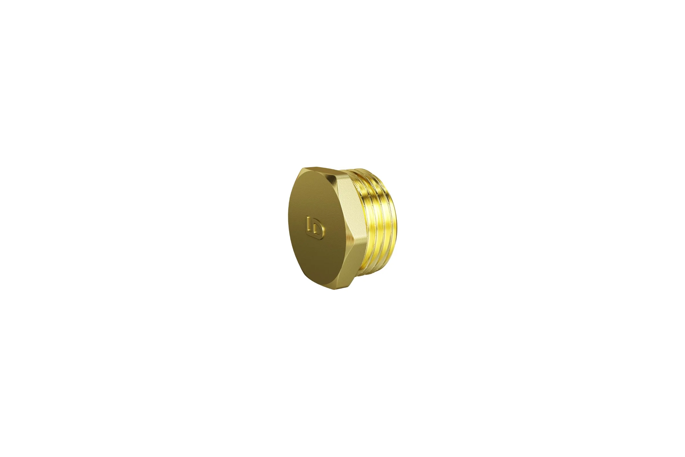 Пробка LD Pride DN40, 1 1/2" НР, латунь LD.65.515.40