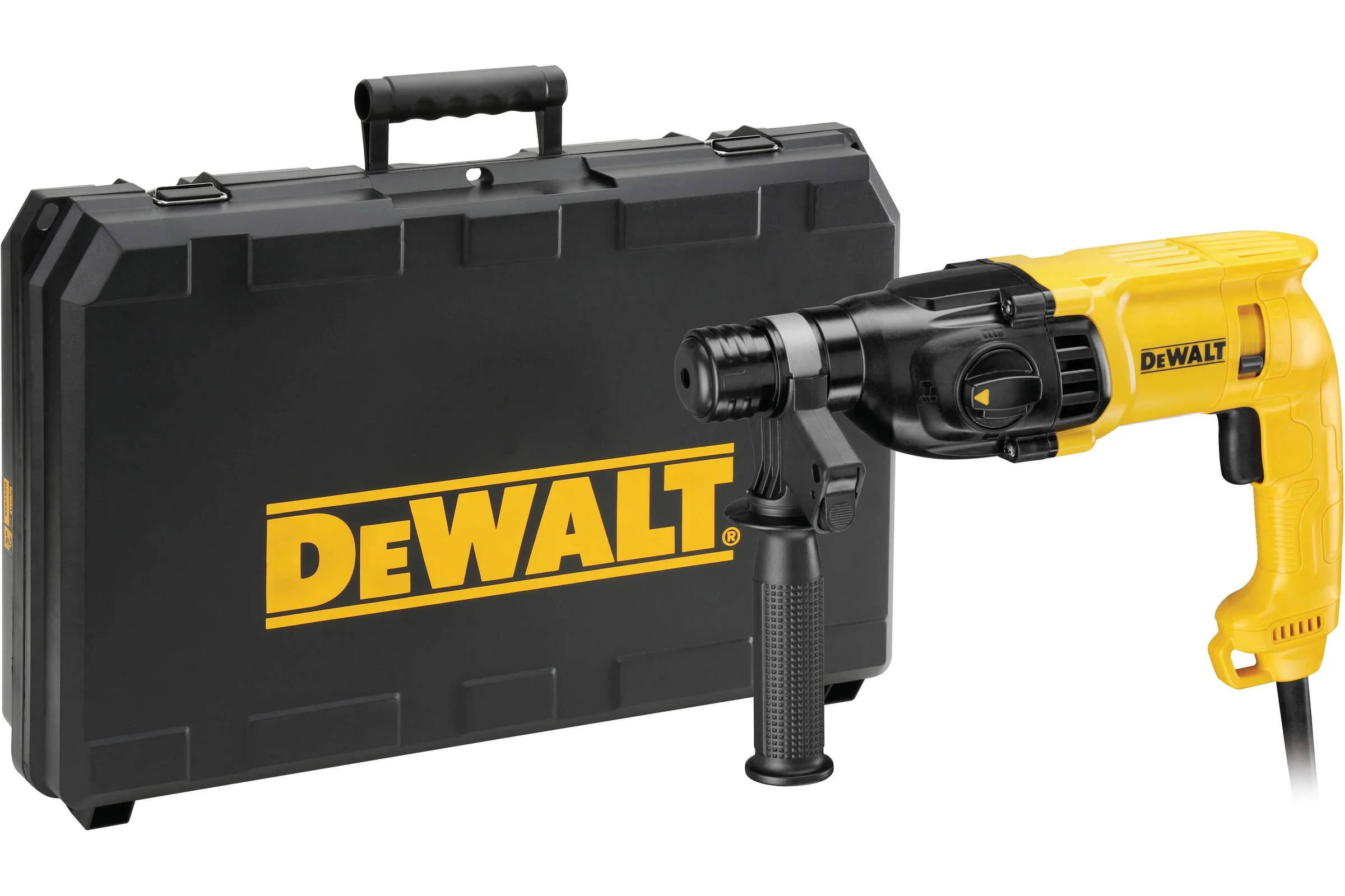 Перфоратор Dewalt D25033K, 710 Вт, 2 Дж, 5680 уд/мин, в кейсе D25033K-QS