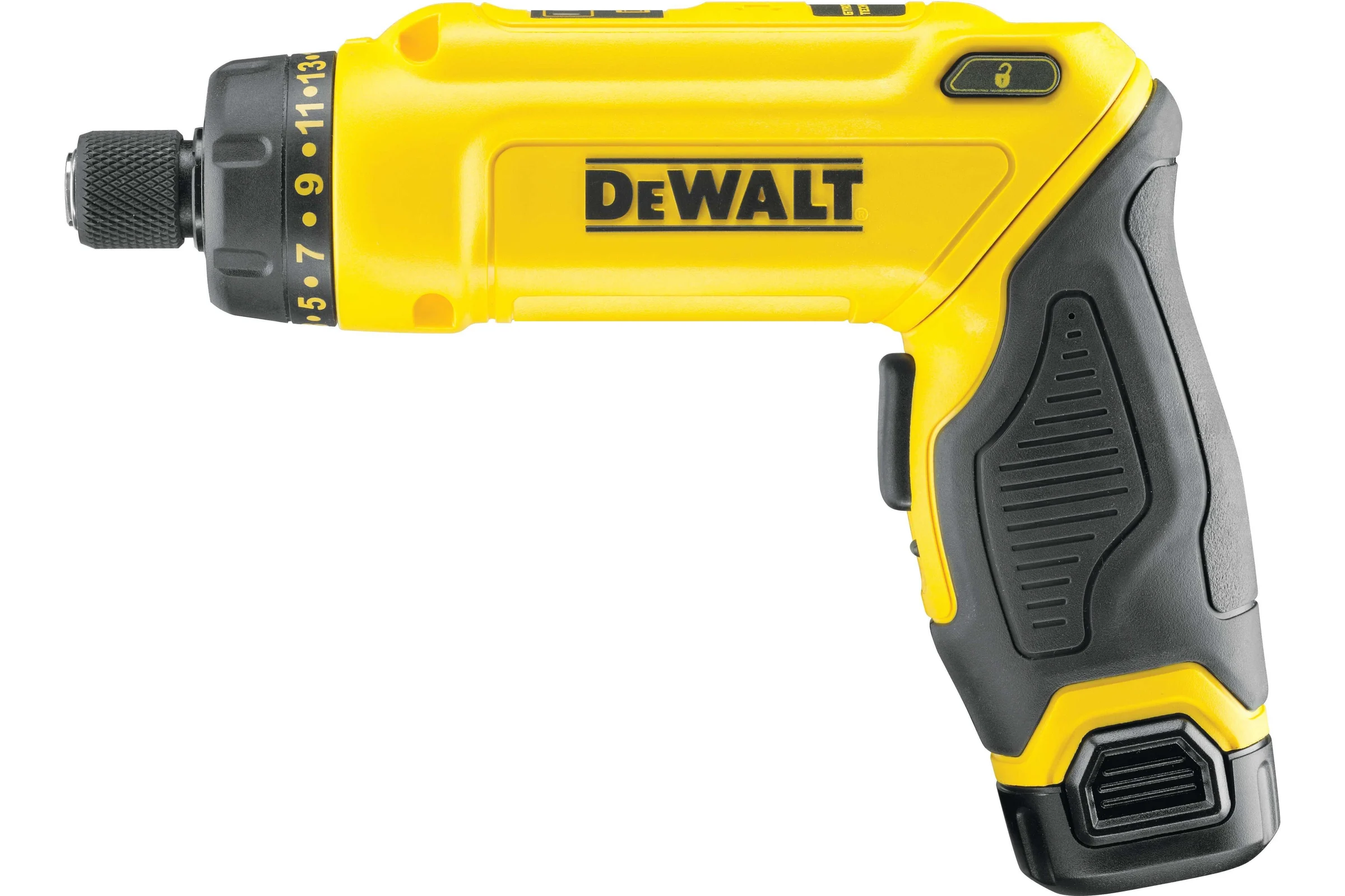 Аккумуляторная отвертка Dewalt DCF680G2, 7.2 В, 430 об/мин, с 2 АКБ 1 Ач и ЗУ, в сумке DCF680G2-QW