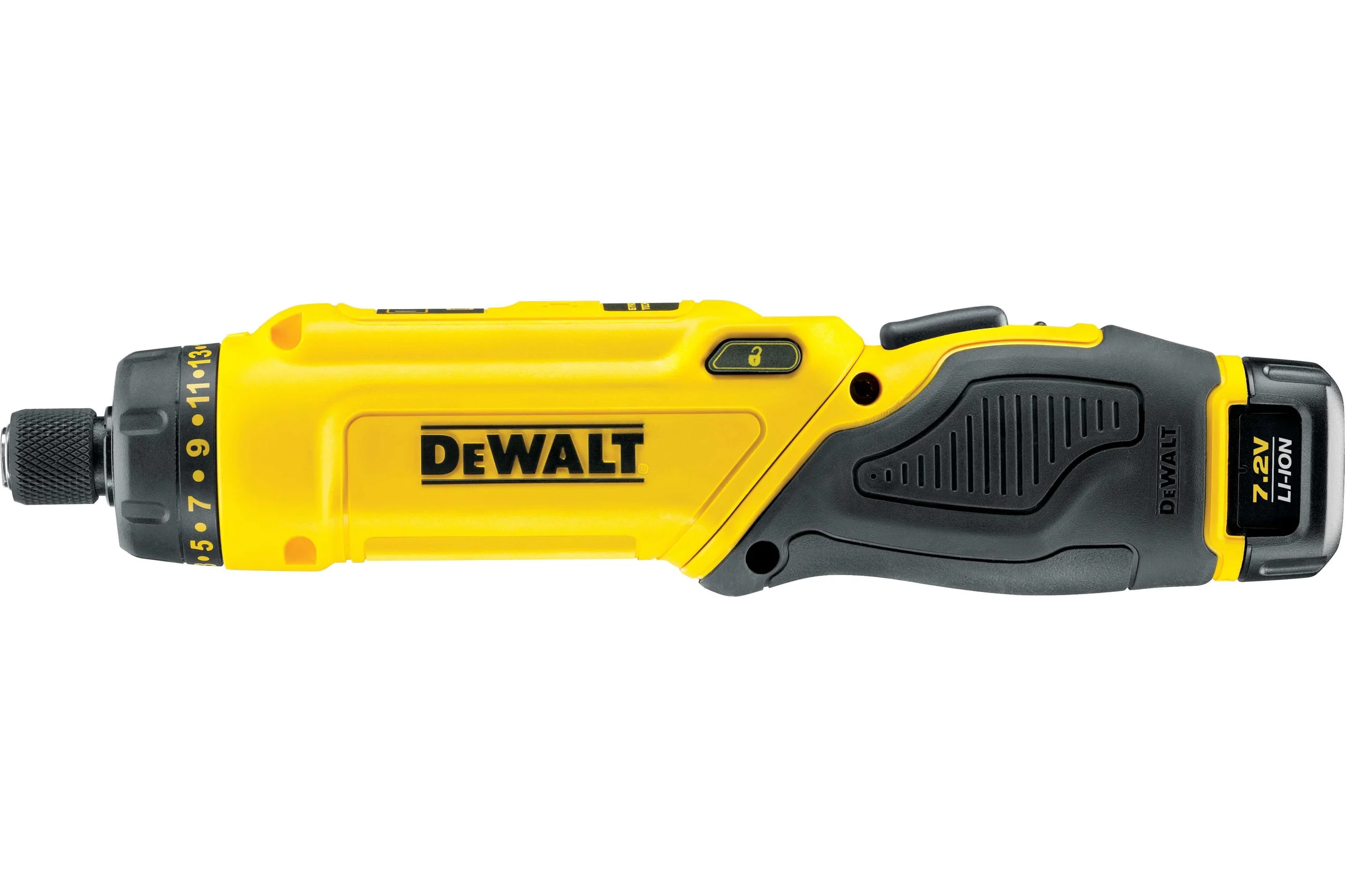 Аккумуляторная отвертка Dewalt DCF680G2, 7.2 В, 430 об/мин, с 2 АКБ 1 Ач и ЗУ, в сумке DCF680G2-QW
