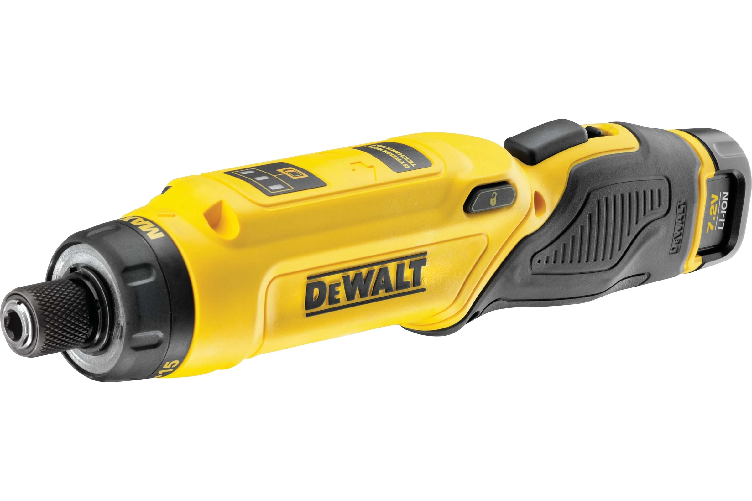 Аккумуляторная отвертка Dewalt DCF680G2, 7.2 В, 430 об/мин, с 2 АКБ 1 Ач и ЗУ, в сумке DCF680G2-QW