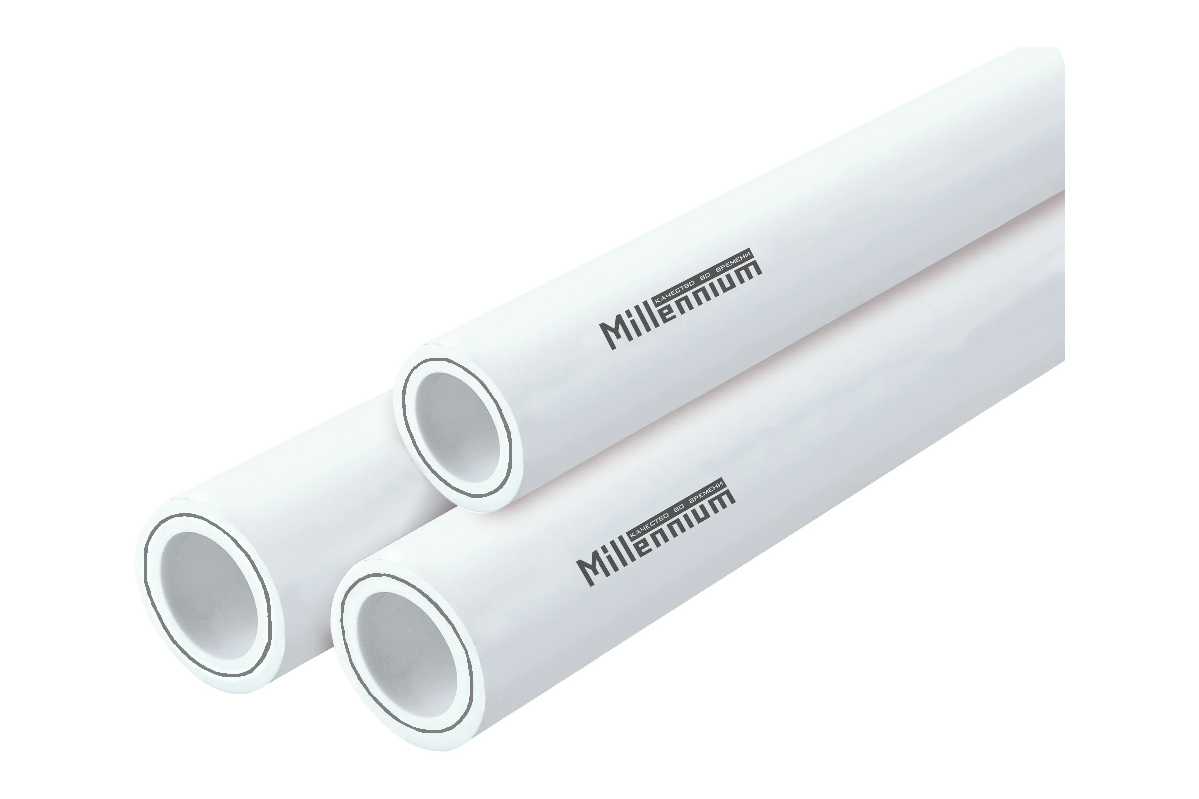 Полипропиленовая труба Millennium армированная алюминием 40x6,7 PN25 (длина 2м) 3M02-tbf-400200