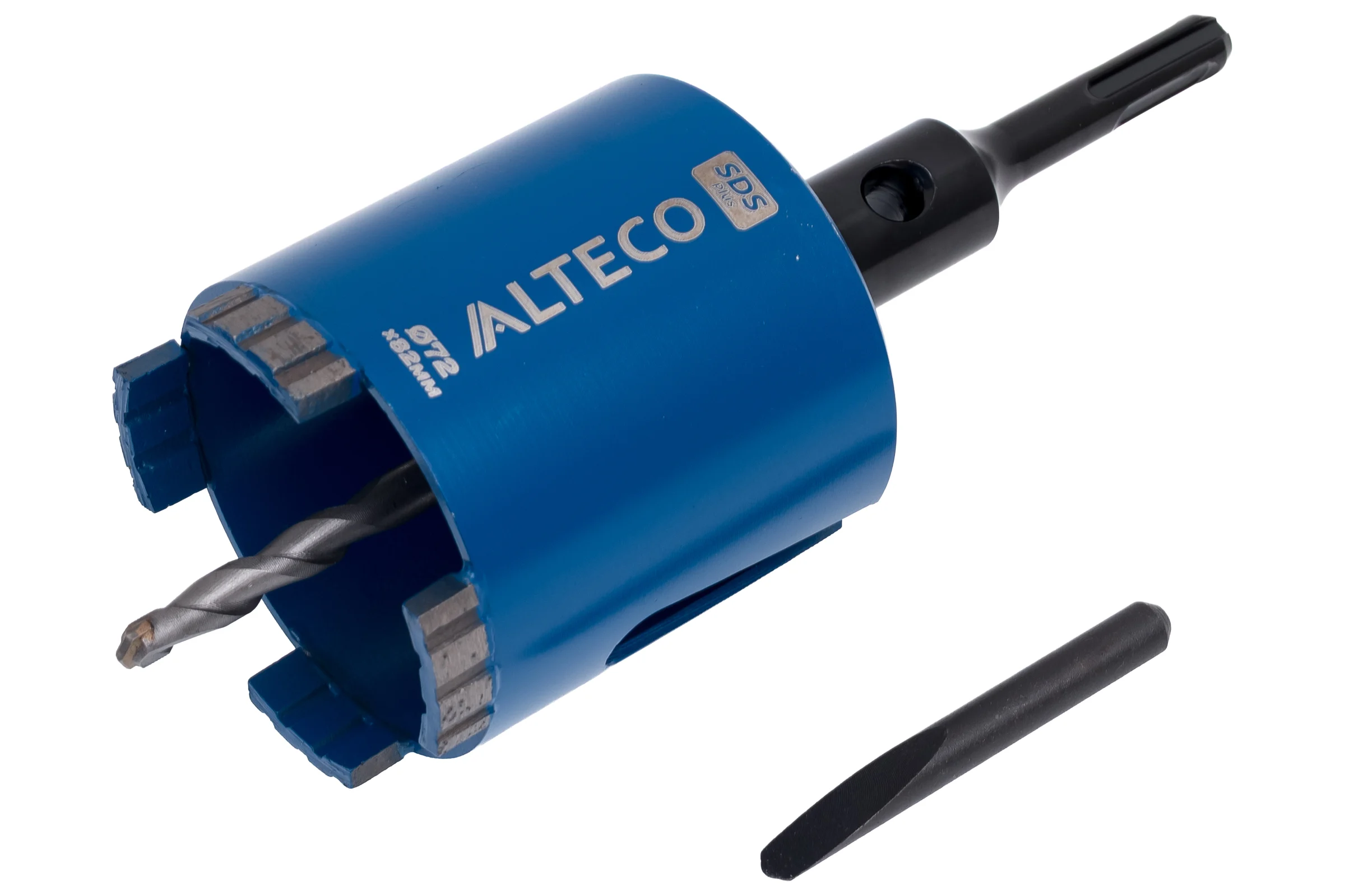 Алмазная коронка по железобетону 72х82 мм, SDS-Plus ALTECO 75994