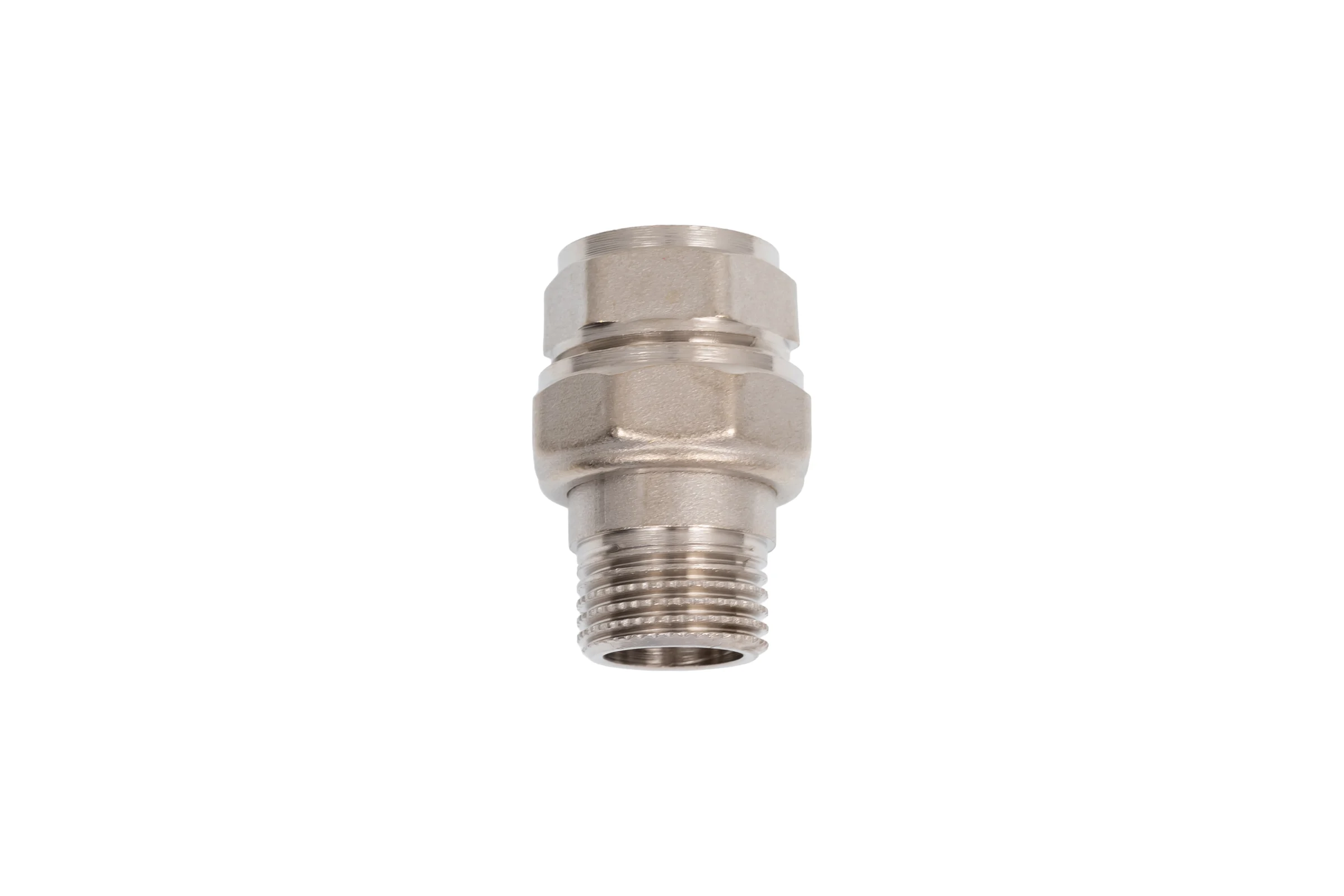 Сгон разъемный (американка) LD PRIDE DN15 (1/2") ВР/НР латунь никель с биркой LD.67.530.15