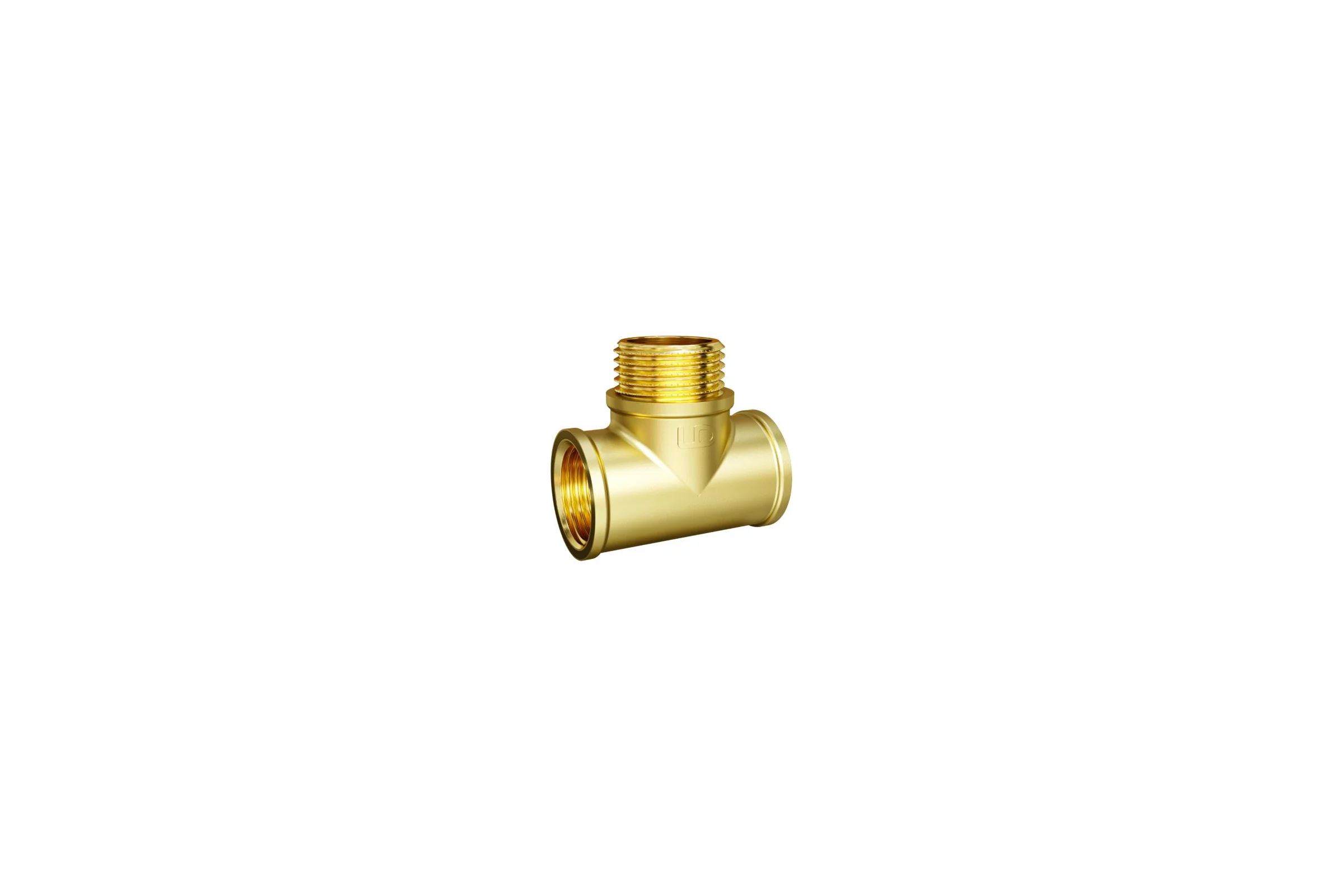 Тройник LD PRIDE DN15 (1/2") ВР/НР/ВР латунь с биркой LD.65.531.15