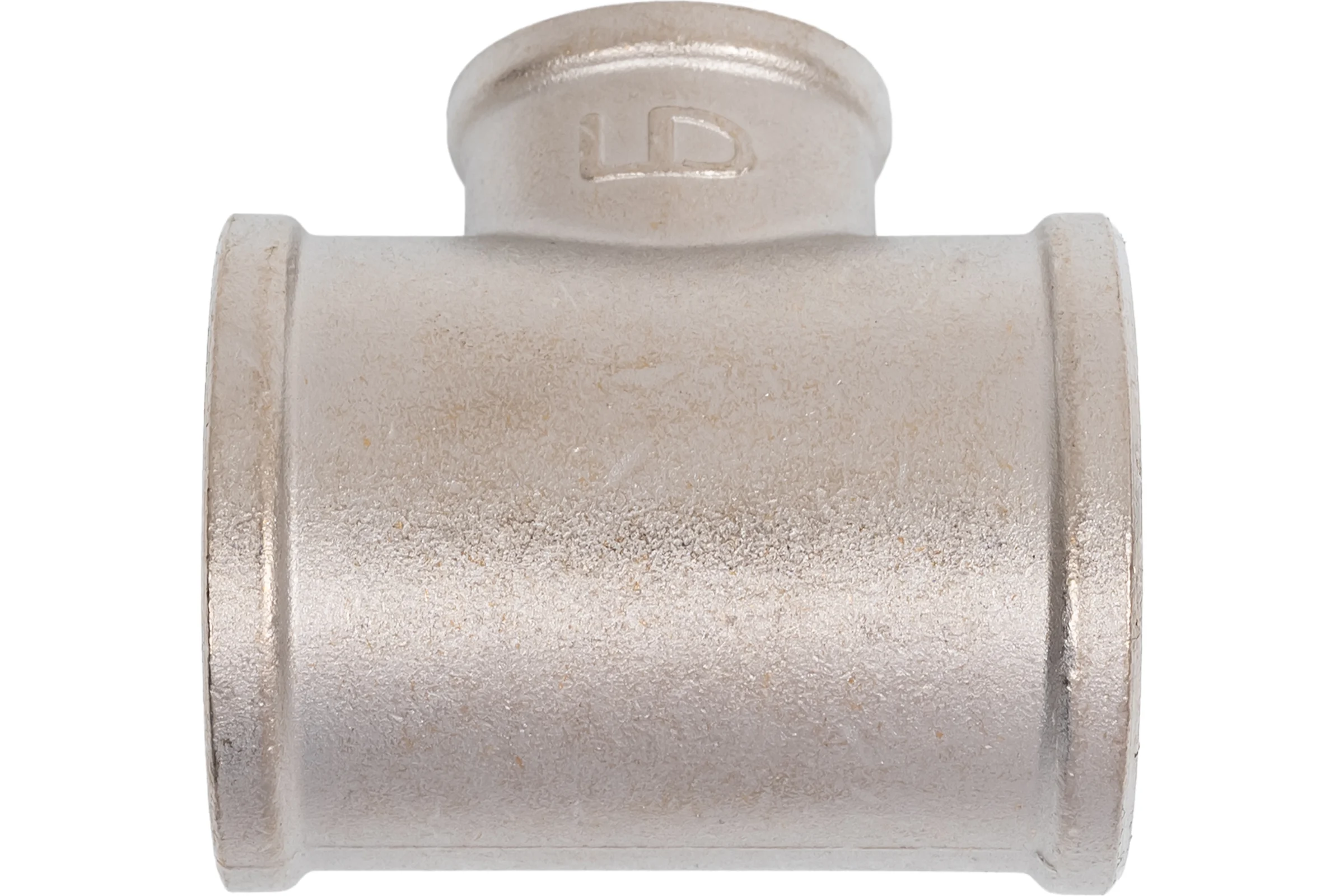 Тройник переходной LD PRIDE DN25х15х25 (1"ВР х 1/2"ВР х 1"ВР) латунь никель с биркой LD.67.533.25x15x25