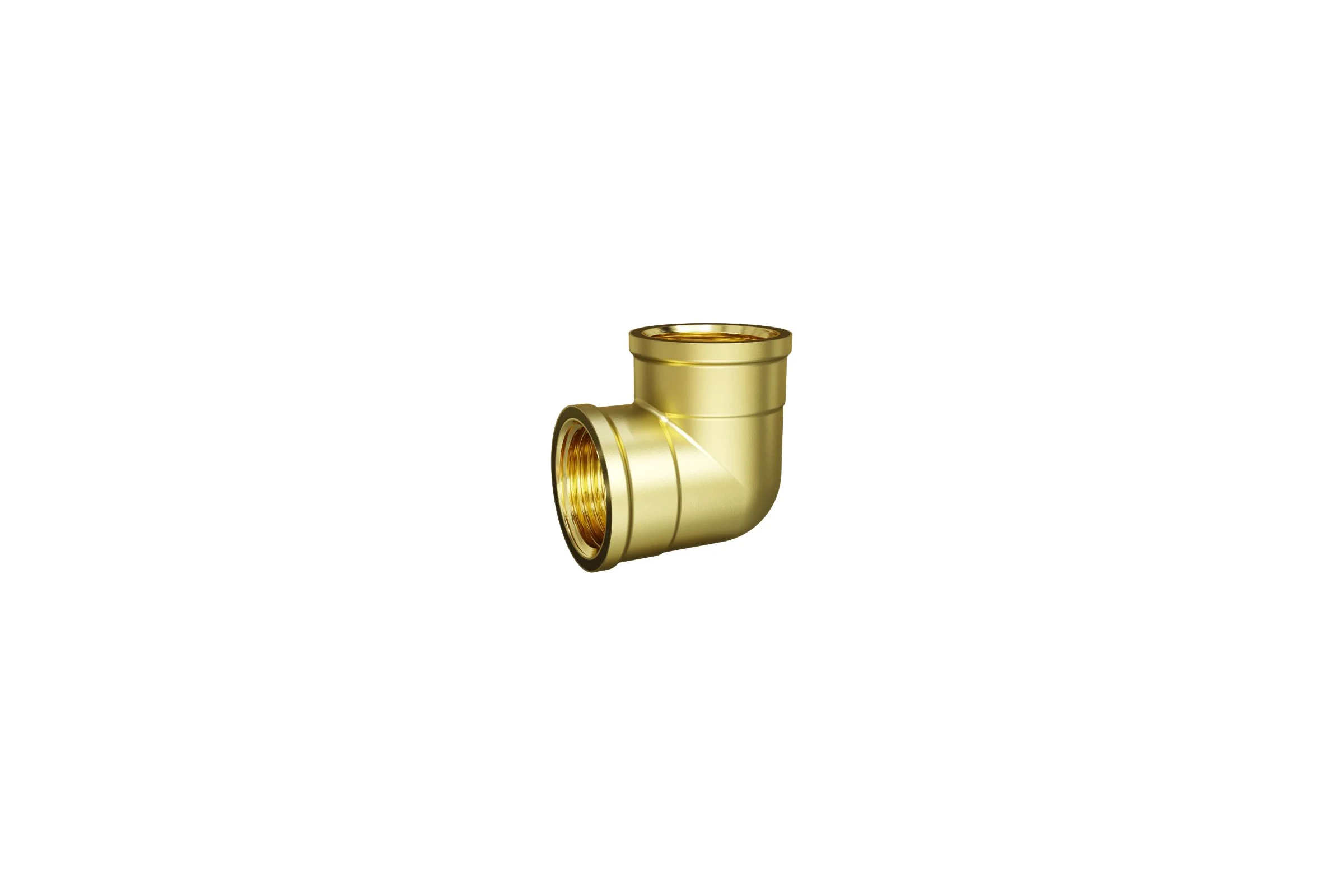 Угол 90 гр LD PRIDE DN32 (1 1/4") ВР/ВР латунь с биркой LD.65.522.32