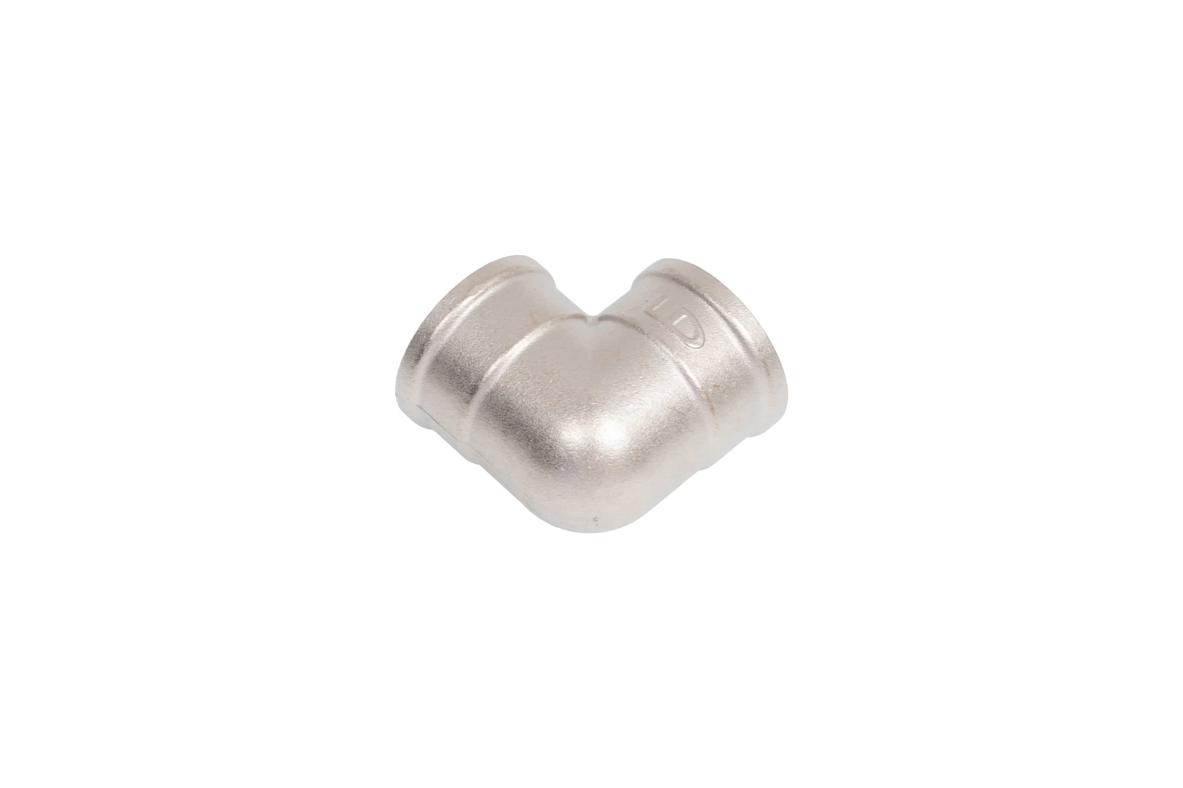 Угол 90 гр LD PRIDE DN20 (3/4") ВР/ВР латунь никель с биркой LD.67.522.20