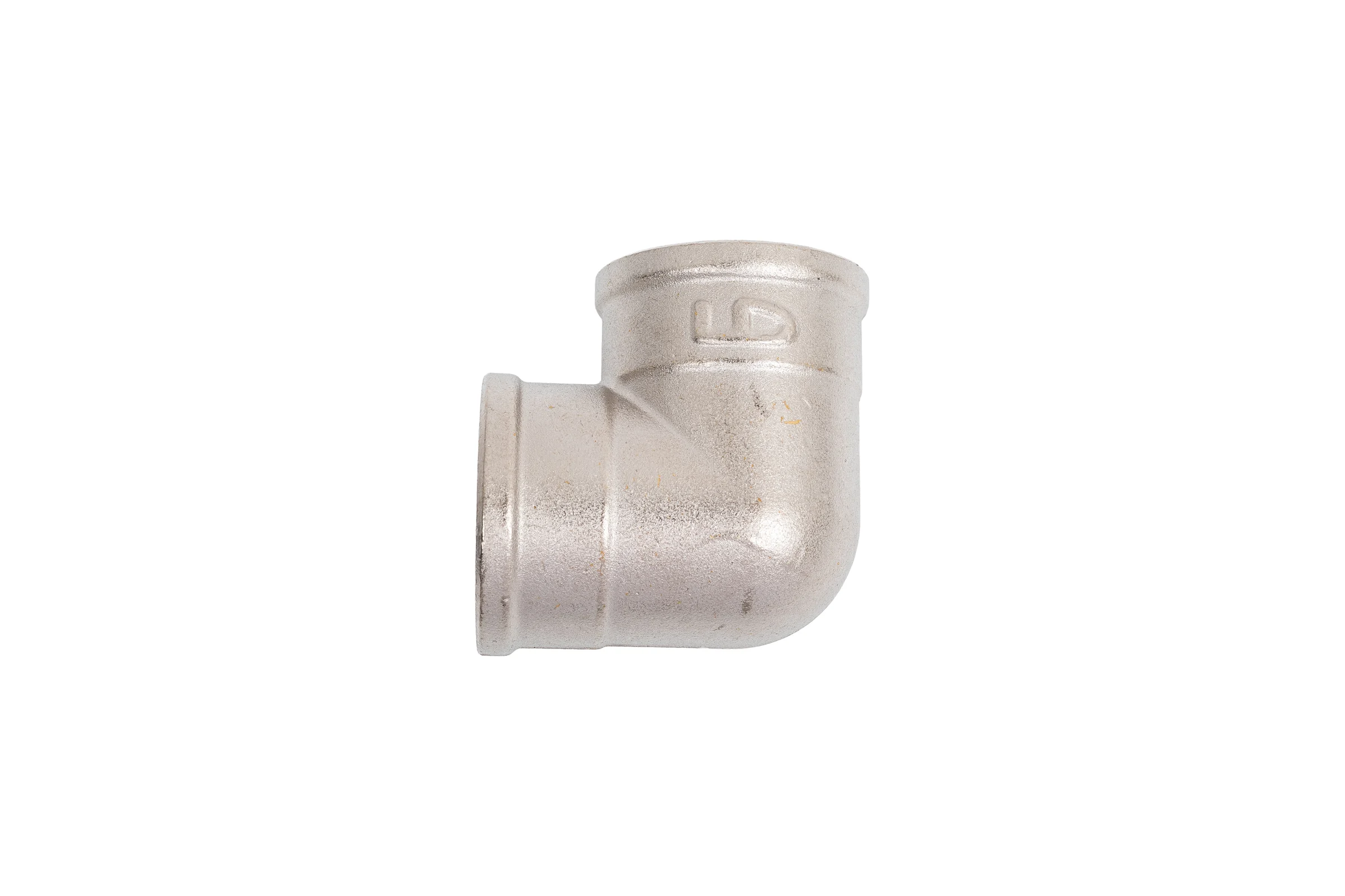 Угол 90 гр LD PRIDE DN25 (1") ВР/ВР латунь никель с биркой LD.67.522.25
