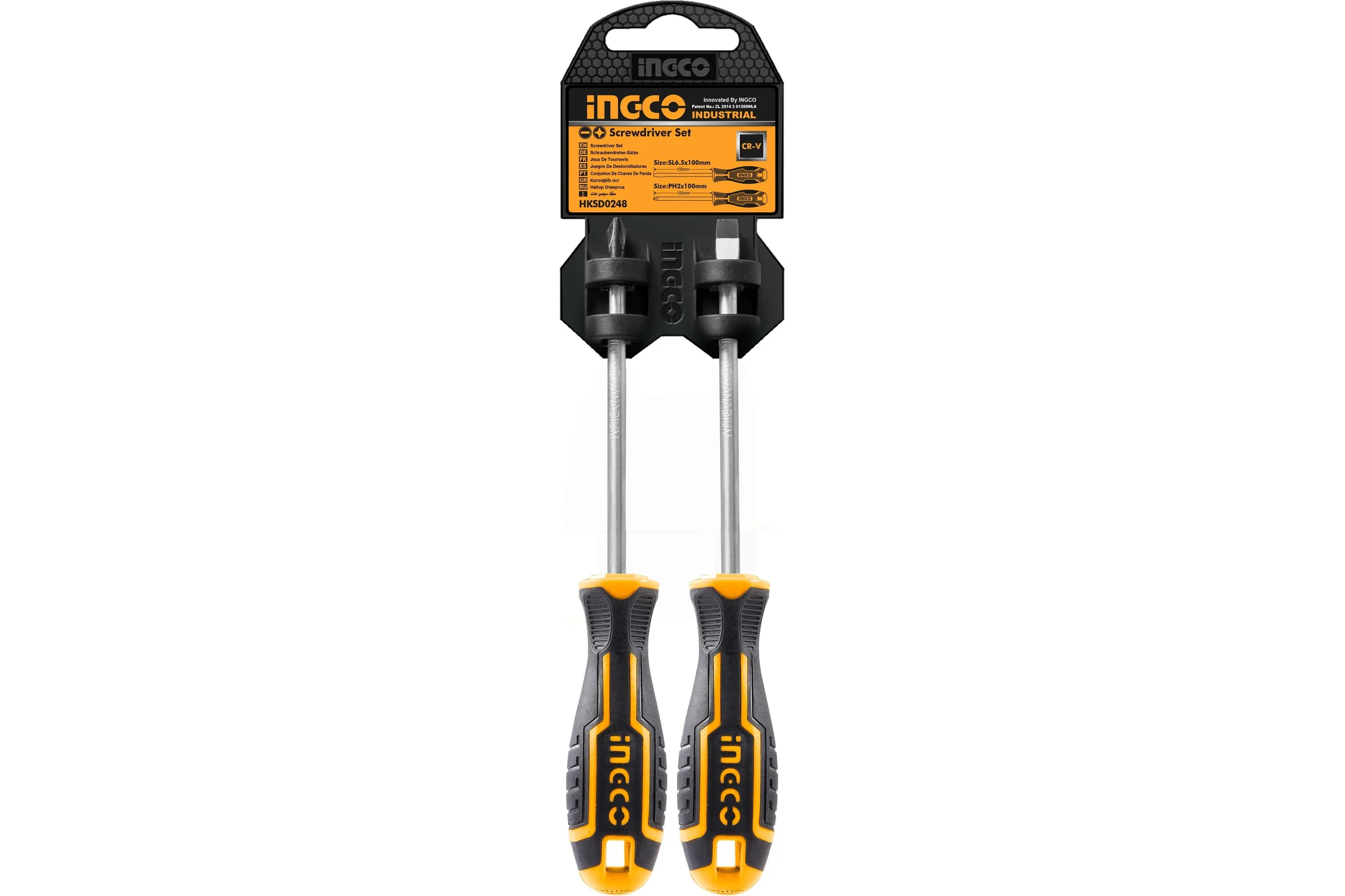 Набор отверток INGCO 2 шт INDUSTRIAL HKSD0248