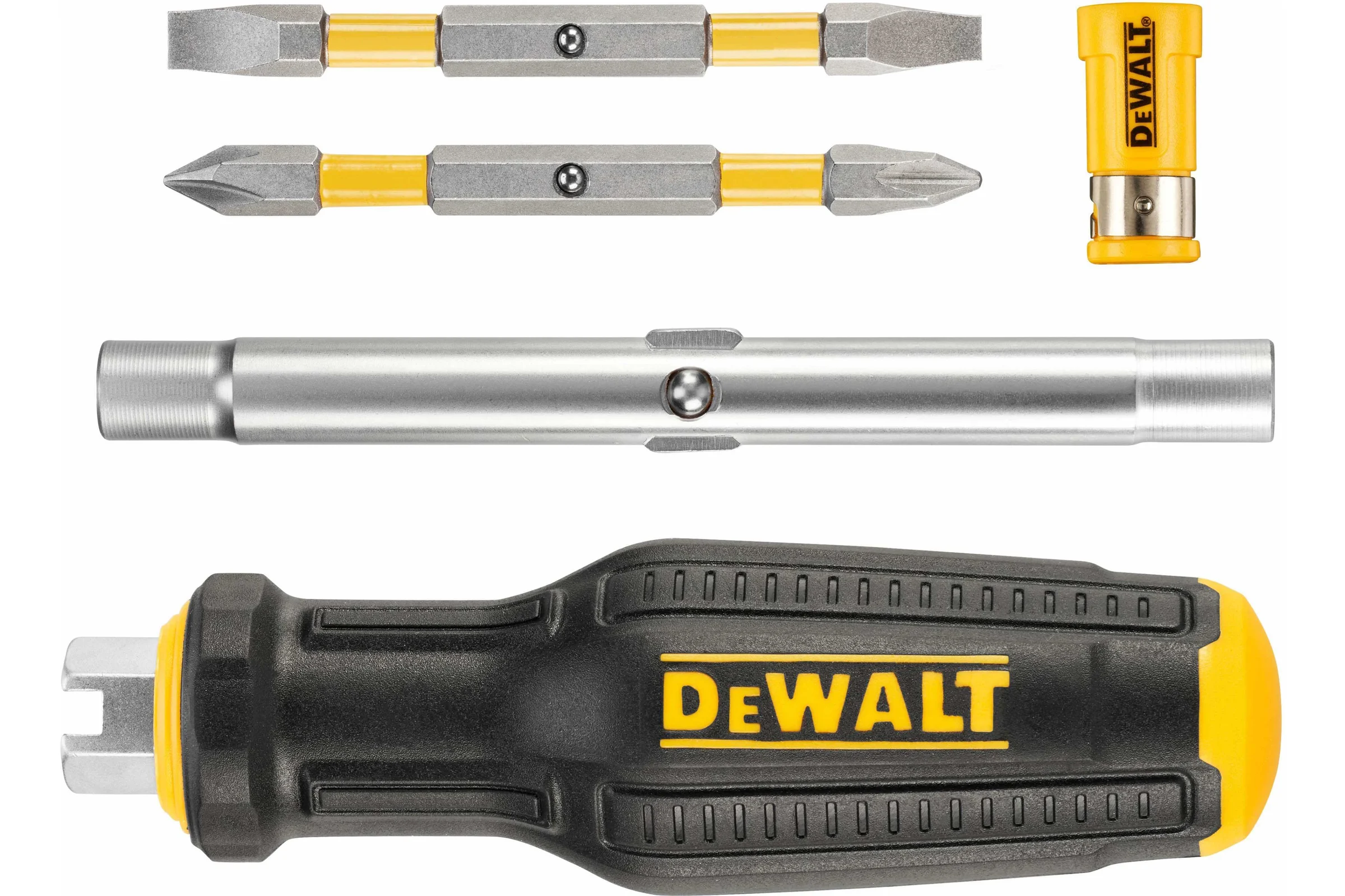 Отвертка Dewalt 5 в 1, со сменными битами DWHT66569-0