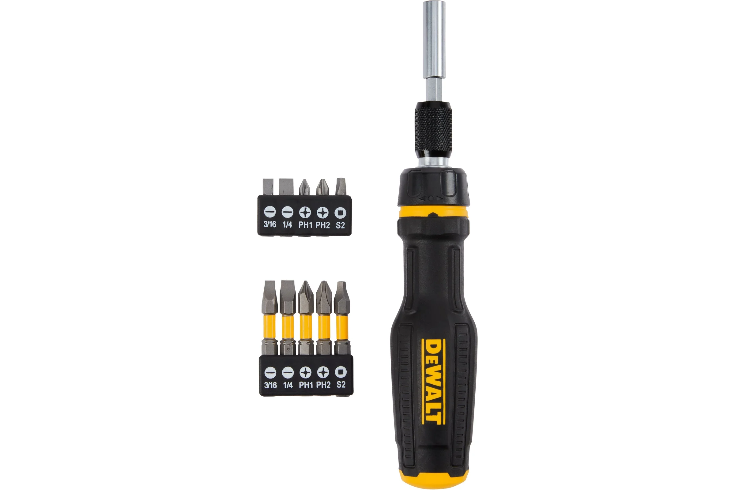 Отвертка телескопическая Dewalt со сменными битами, 10 бит DWHT68001-0