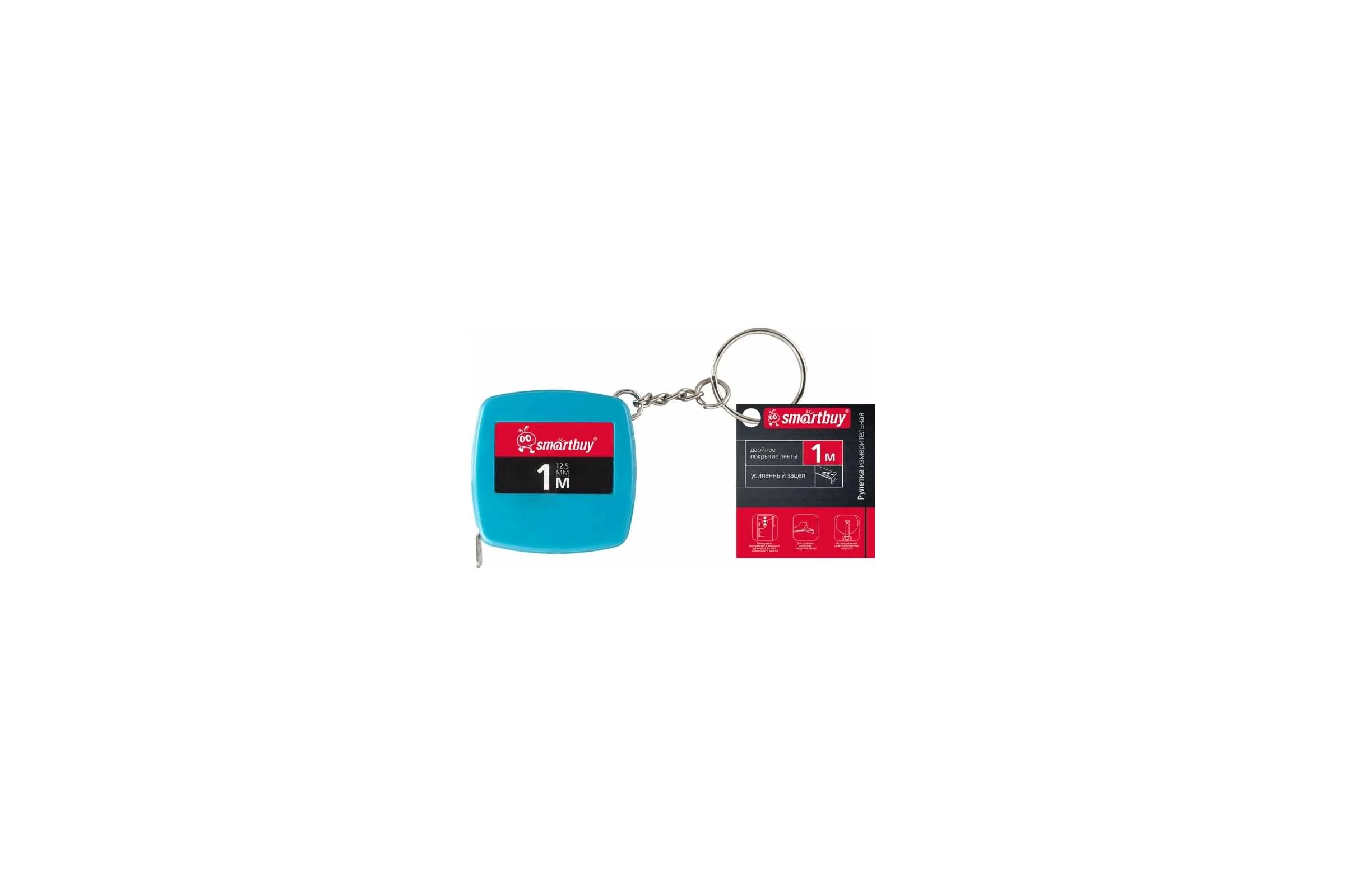 Рулетка Smartbuy 1 метр, пластик, промо, tools SBT-MTP-100p1