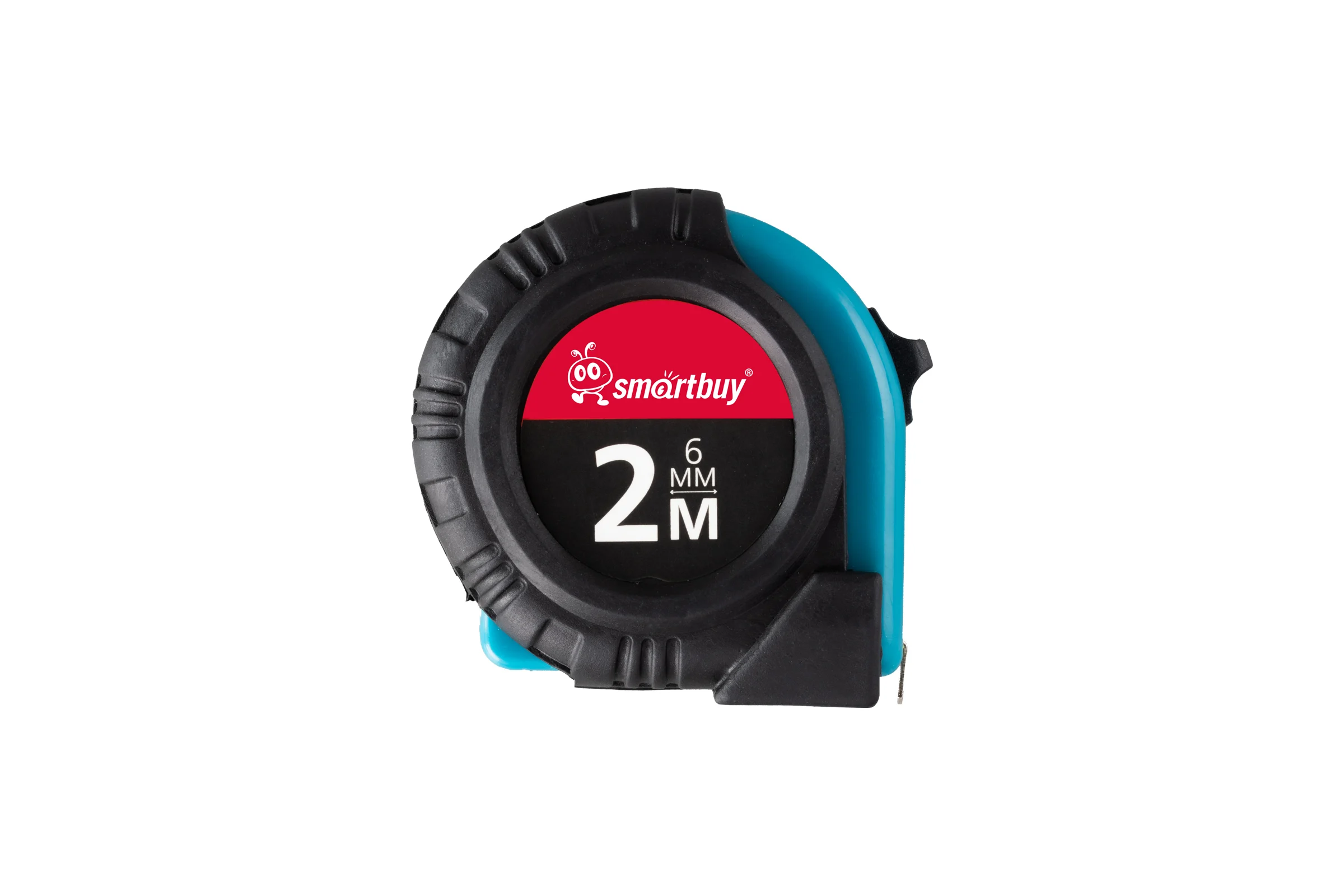 Рулетка Smartbuy 2 метра, пластик и резина, промо, tools SBT-MTP-200p2