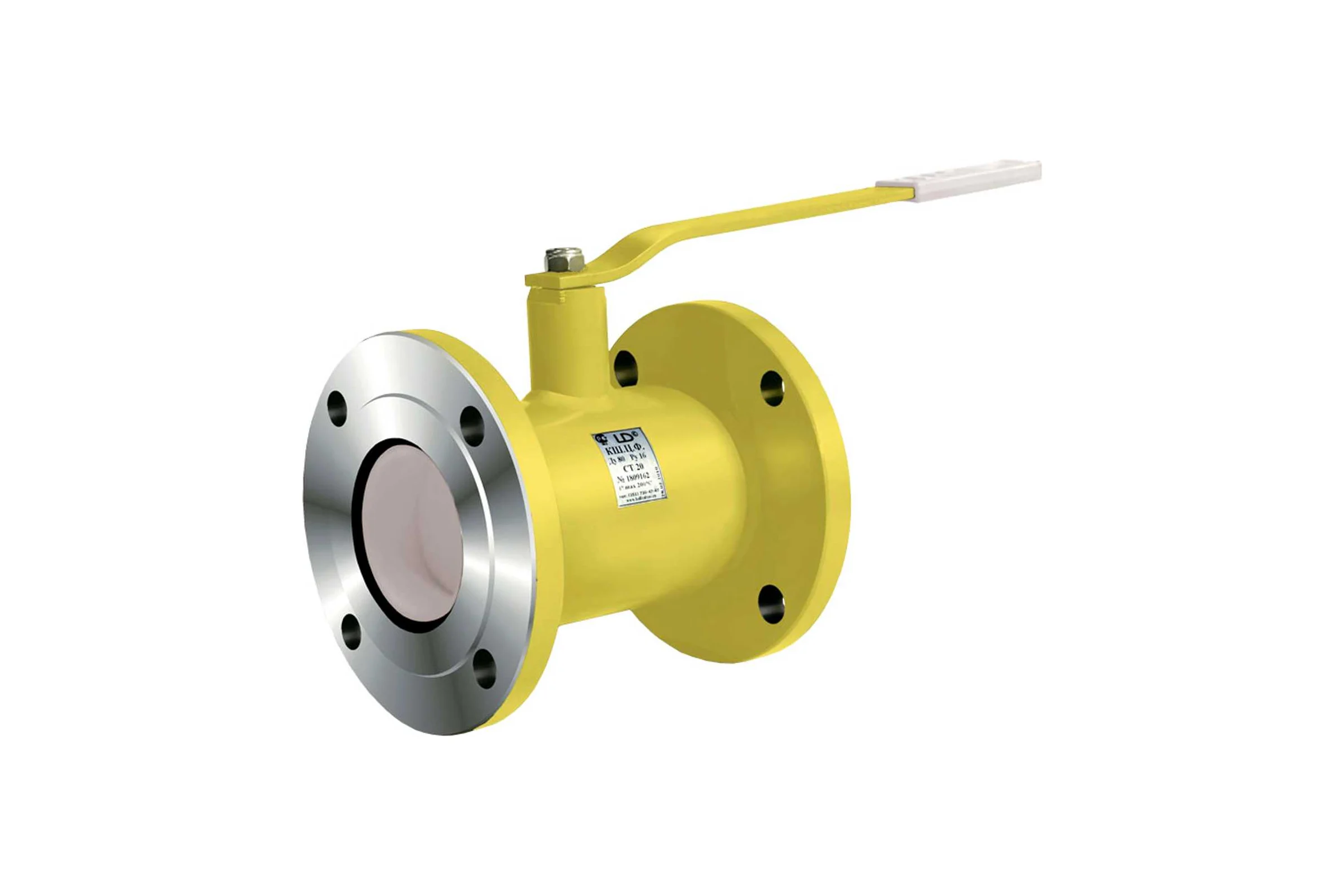 Шаровой кран LD сталь, газ КШ.Ц.Ф Ду50 Ру40 фл GAS.050.040.Н/П.02 007-4933