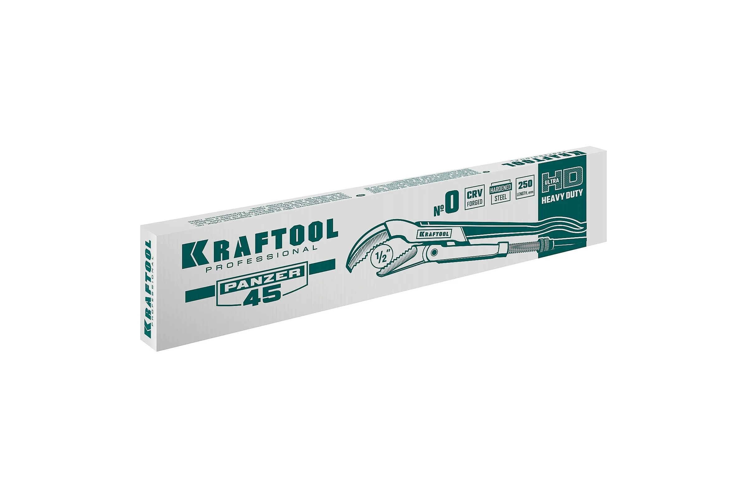 Трубный ключ KRAFTOOL Panzer-45, №0, изогнутые губки 2735-05_z02