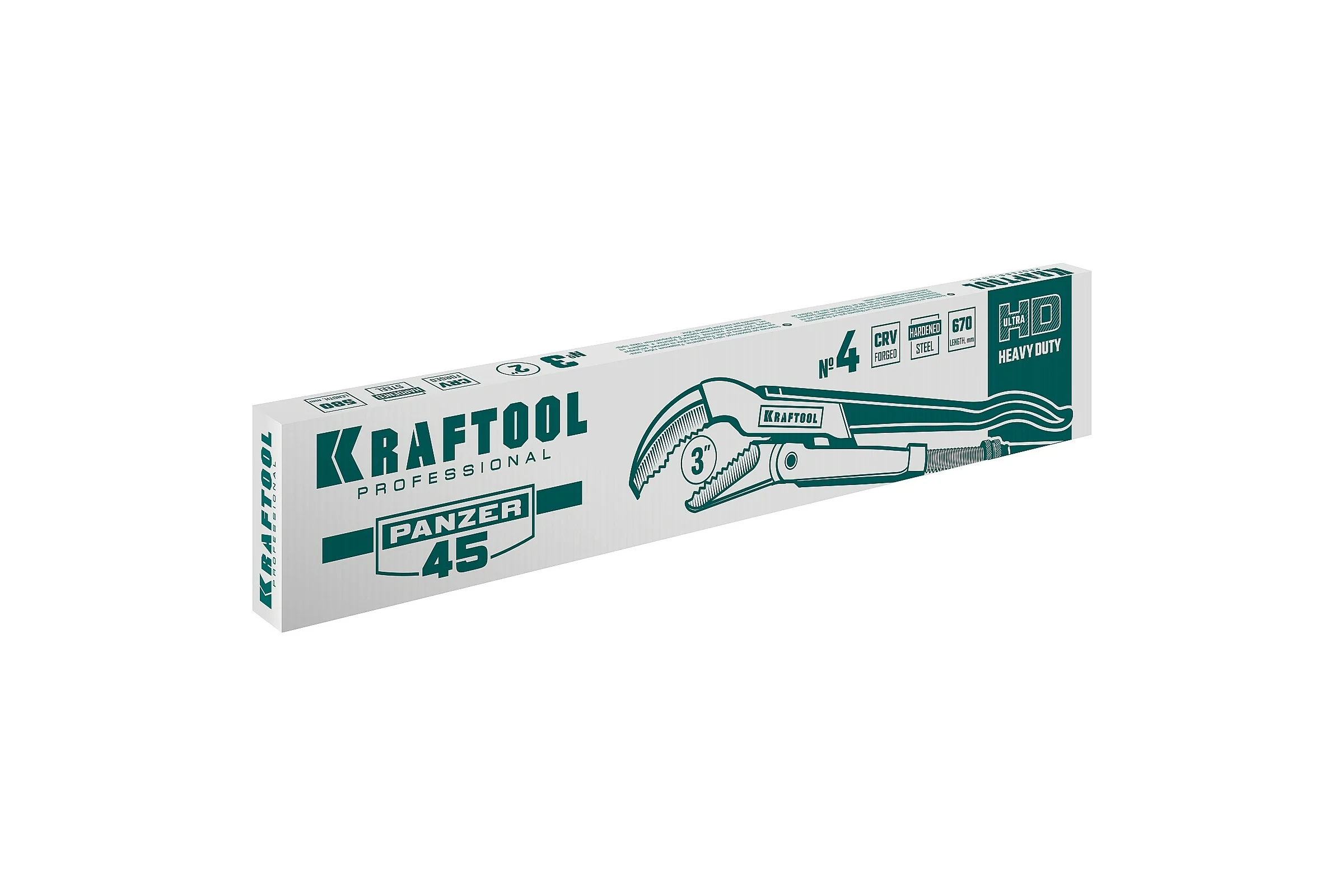 Трубный ключ KRAFTOOL Panzer-45, №4, изогнутые губки 2735-30_z02