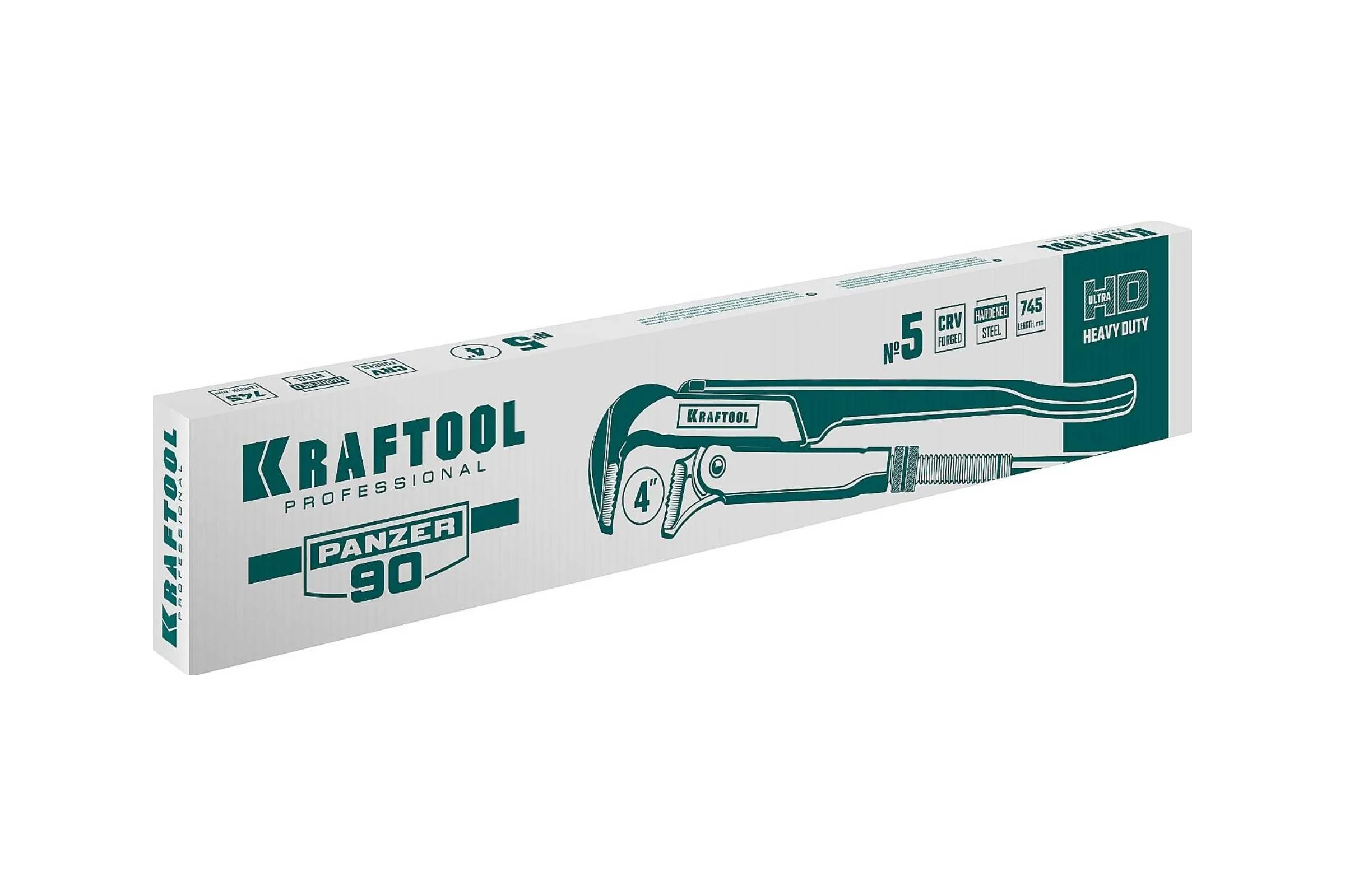 Трубный ключ KRAFTOOL Panzer-90, №5, прямые губки 2734-40_z02