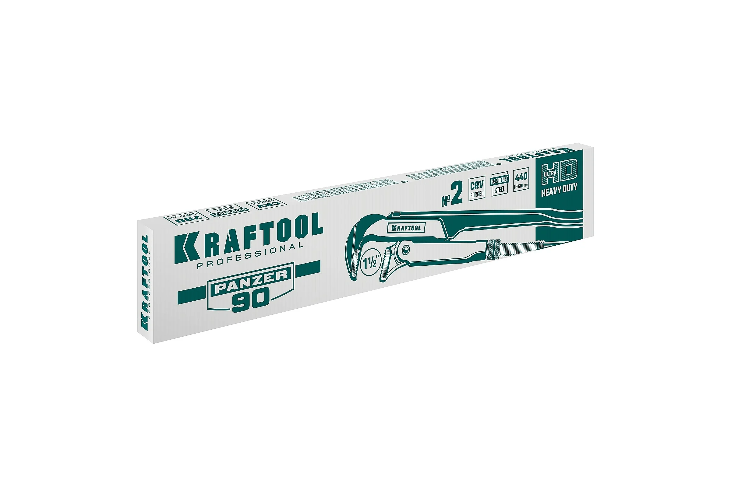 Трубный ключ KRAFTOOL Panzer-90 №2, прямые губки 2734-15_z02
