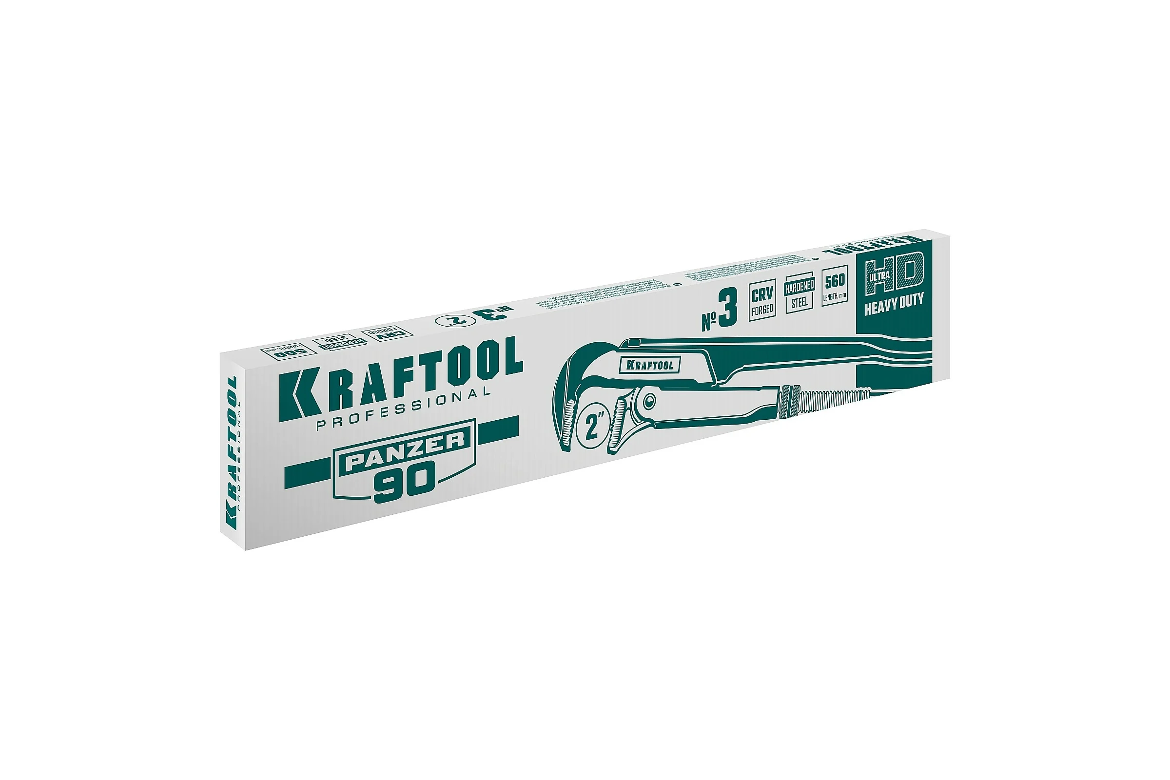 Трубный ключ KRAFTOOL Panzer -90 №3, прямые губки 2734-20_z02