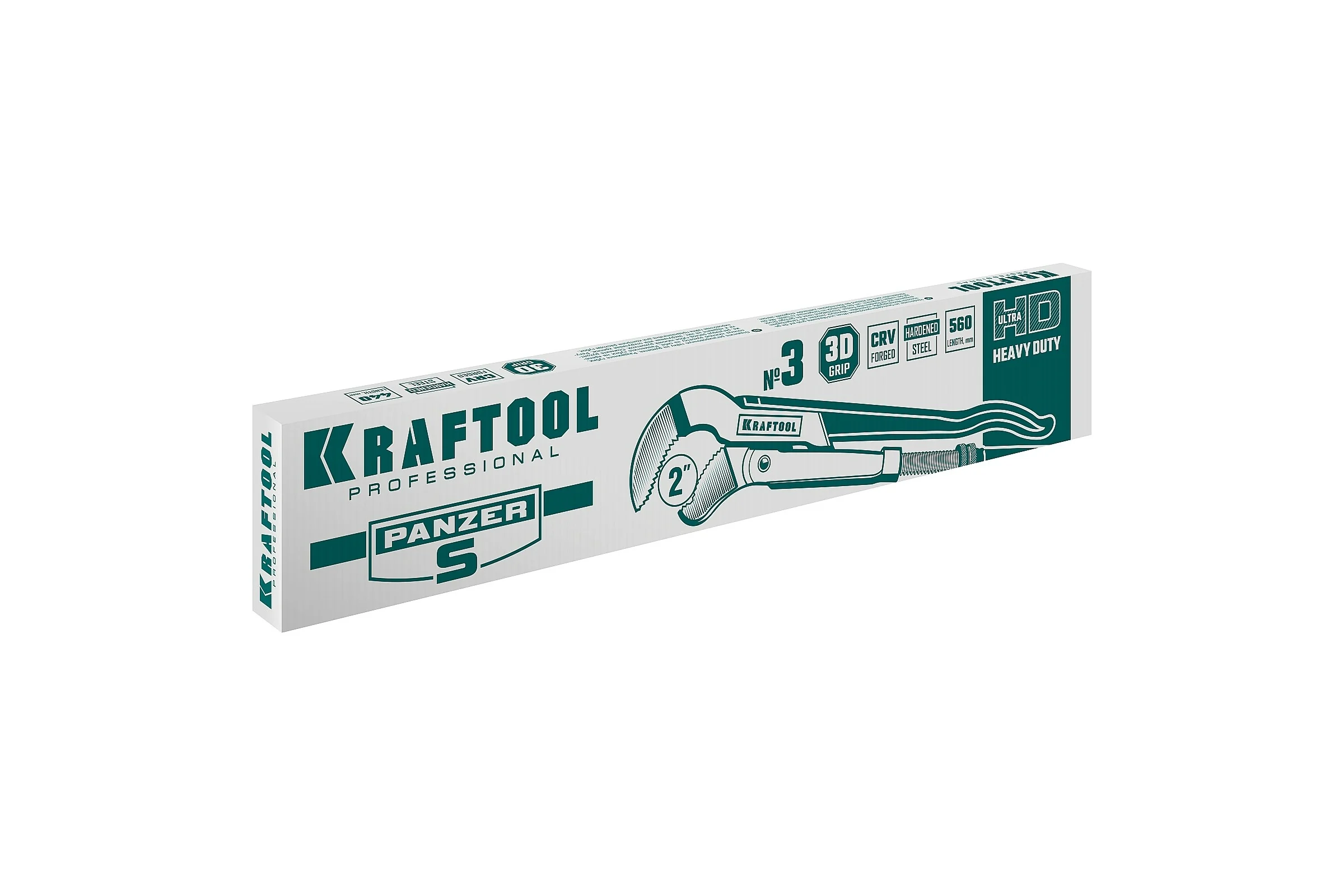 Трубный ключ KRAFTOOL Panzer-S, №3, изогнутые губки 2733-20_z02