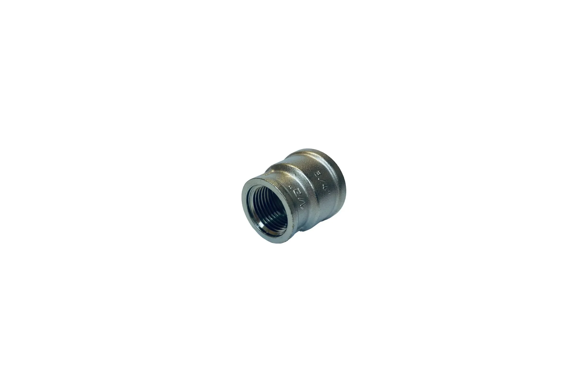 Муфта переходная LD PRIDE DN20х15 (3/4"ВР х 1/2"ВР) латунь никель с биркой LD.67.526.20х15