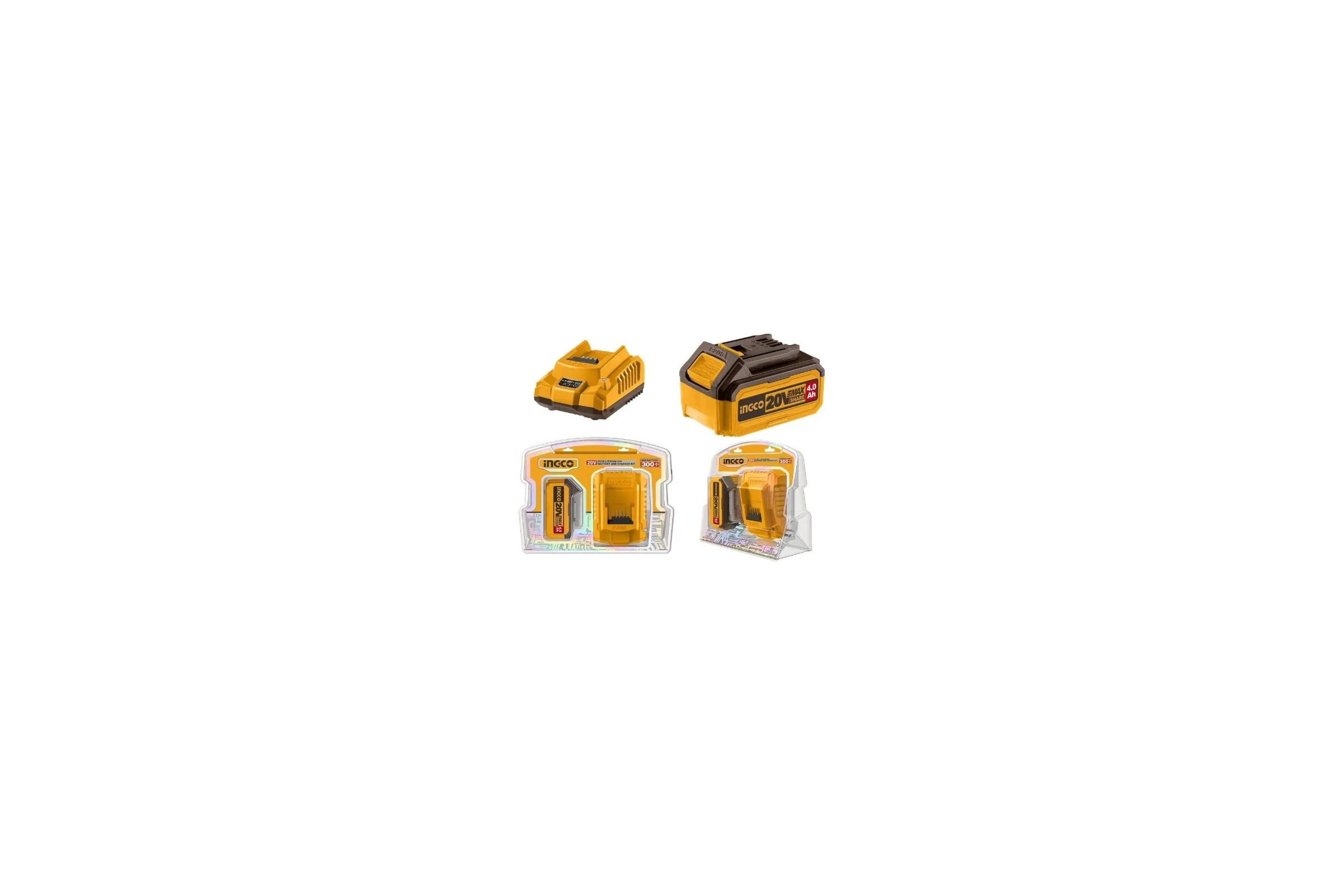 Комплект: аккумуляторная батарея + ЗУ INGCO Li-Ion P20S FBCPK1214
