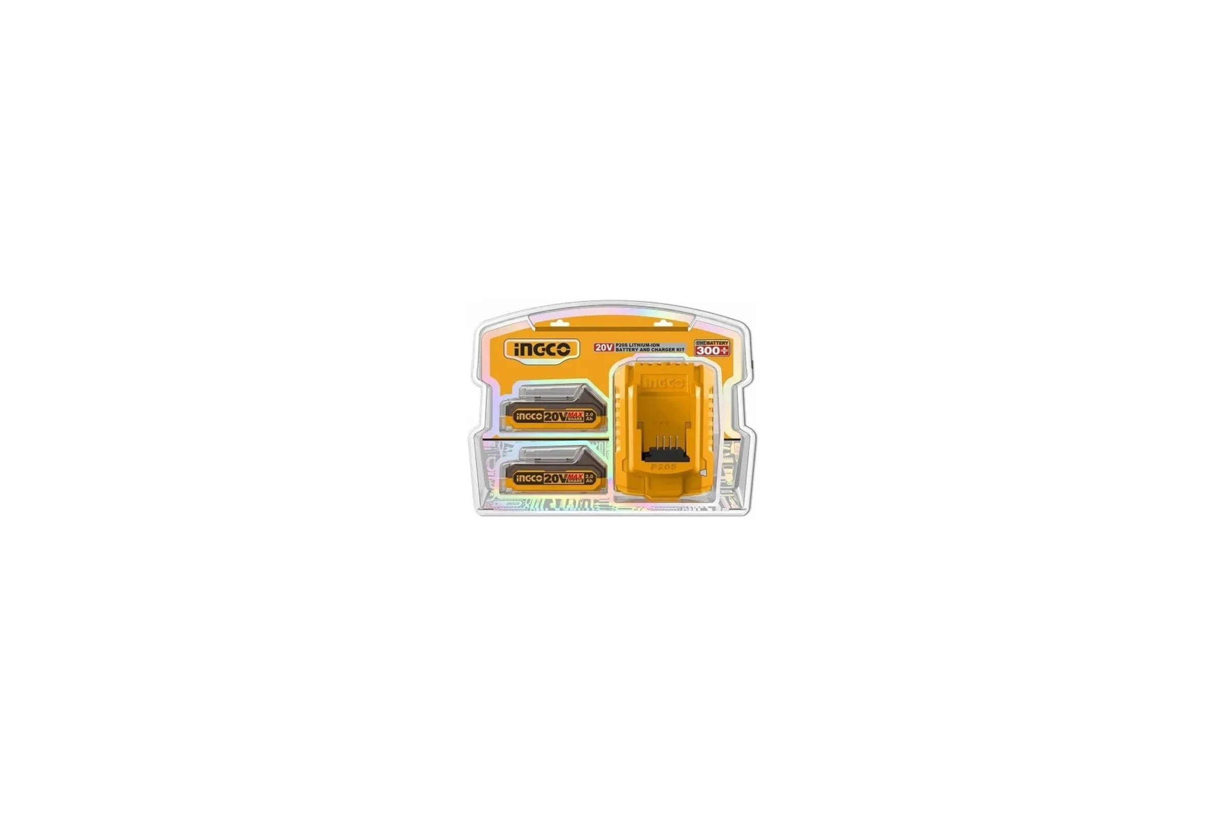 Комплект аккумуляторных батарей + ЗУ INGCO Li-Ion P20S FBCPK1222