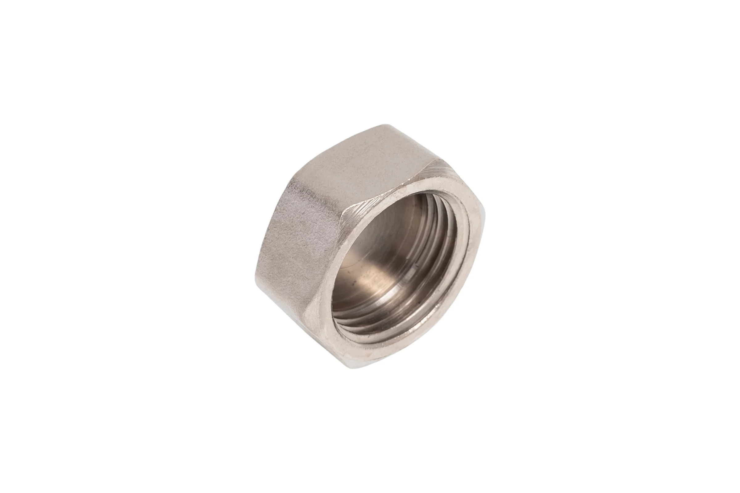 Заглушка LD Pride DN15 (1/2") ВР латунь никель LD.67.504.15.1