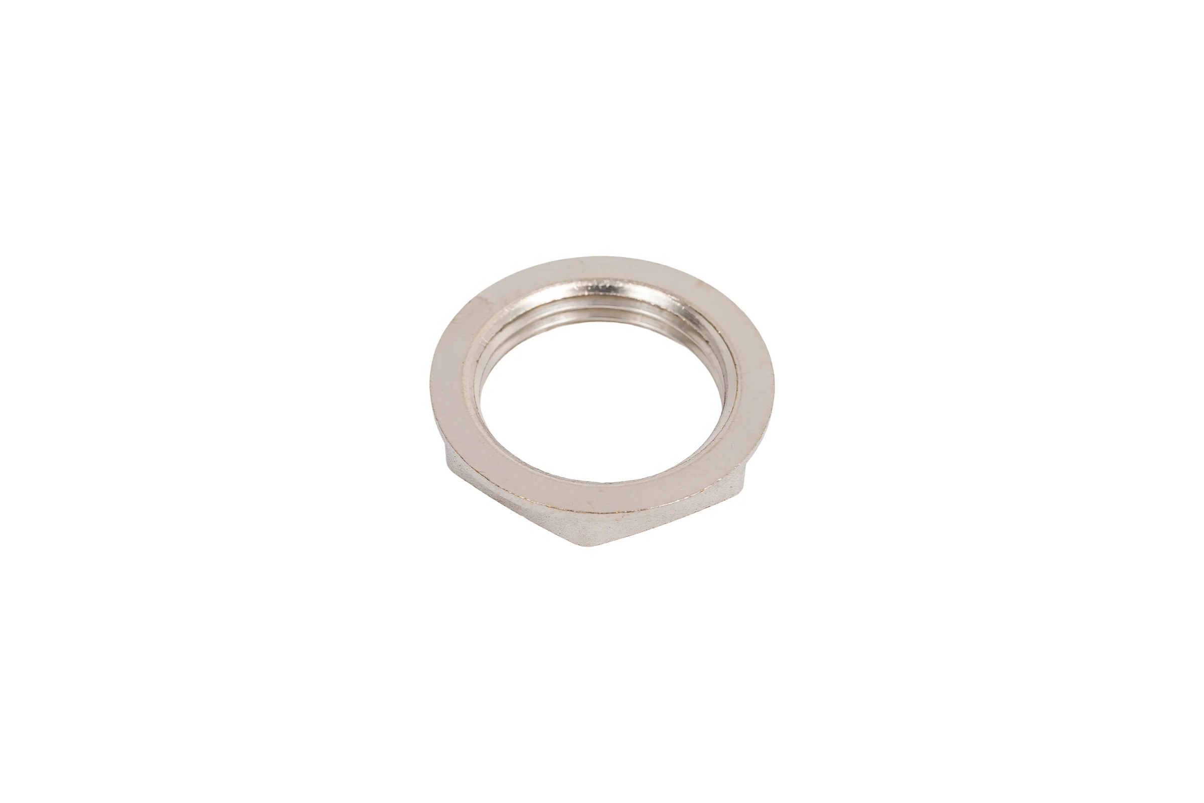 Контргайка LD PRIDE DN20 (3/4") латунь никель с биркой LD.67.518.20