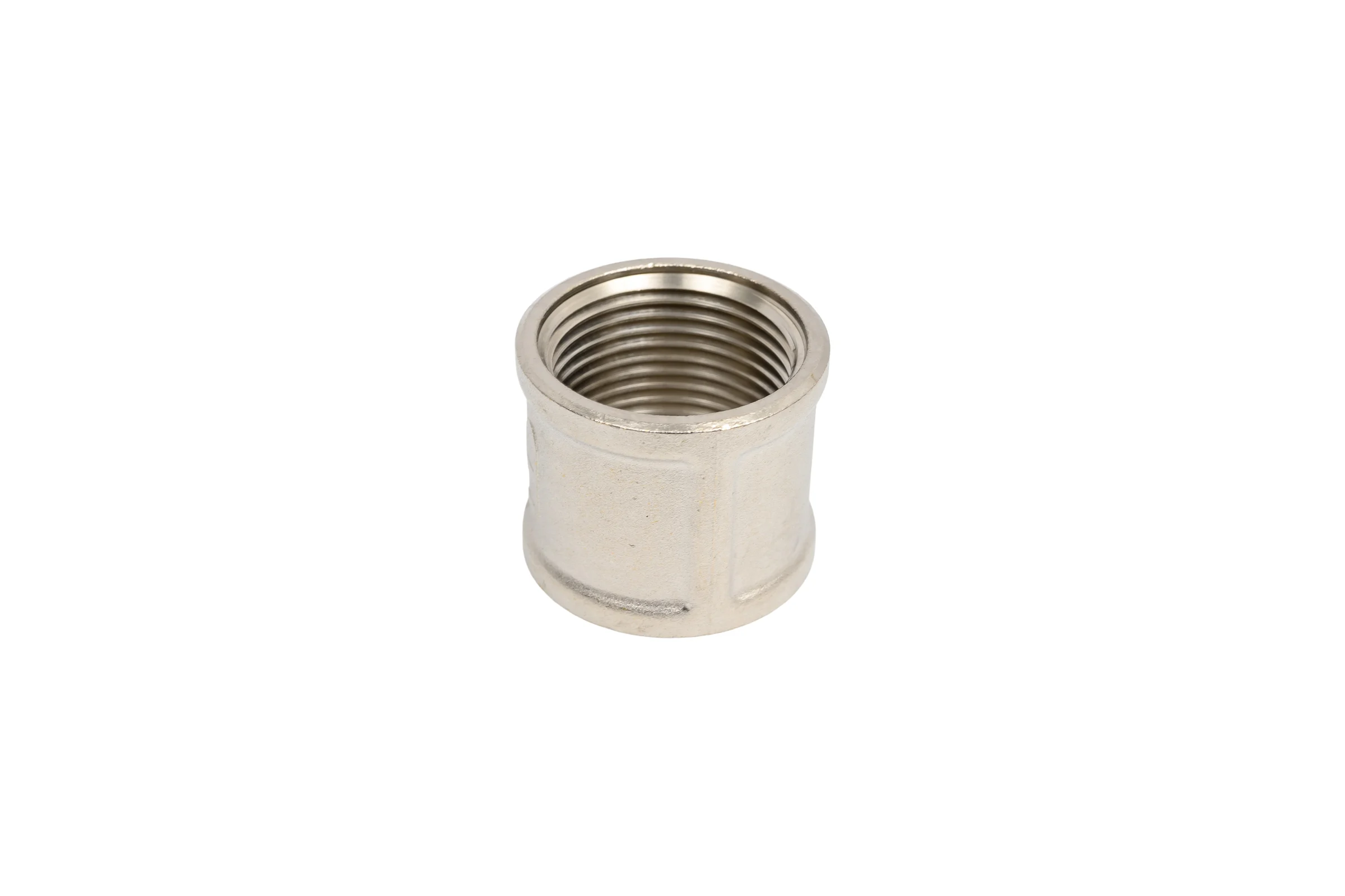 Муфта LD PRIDE DN25 (1") ВР латунь никель с биркой LD.67.502.25.1