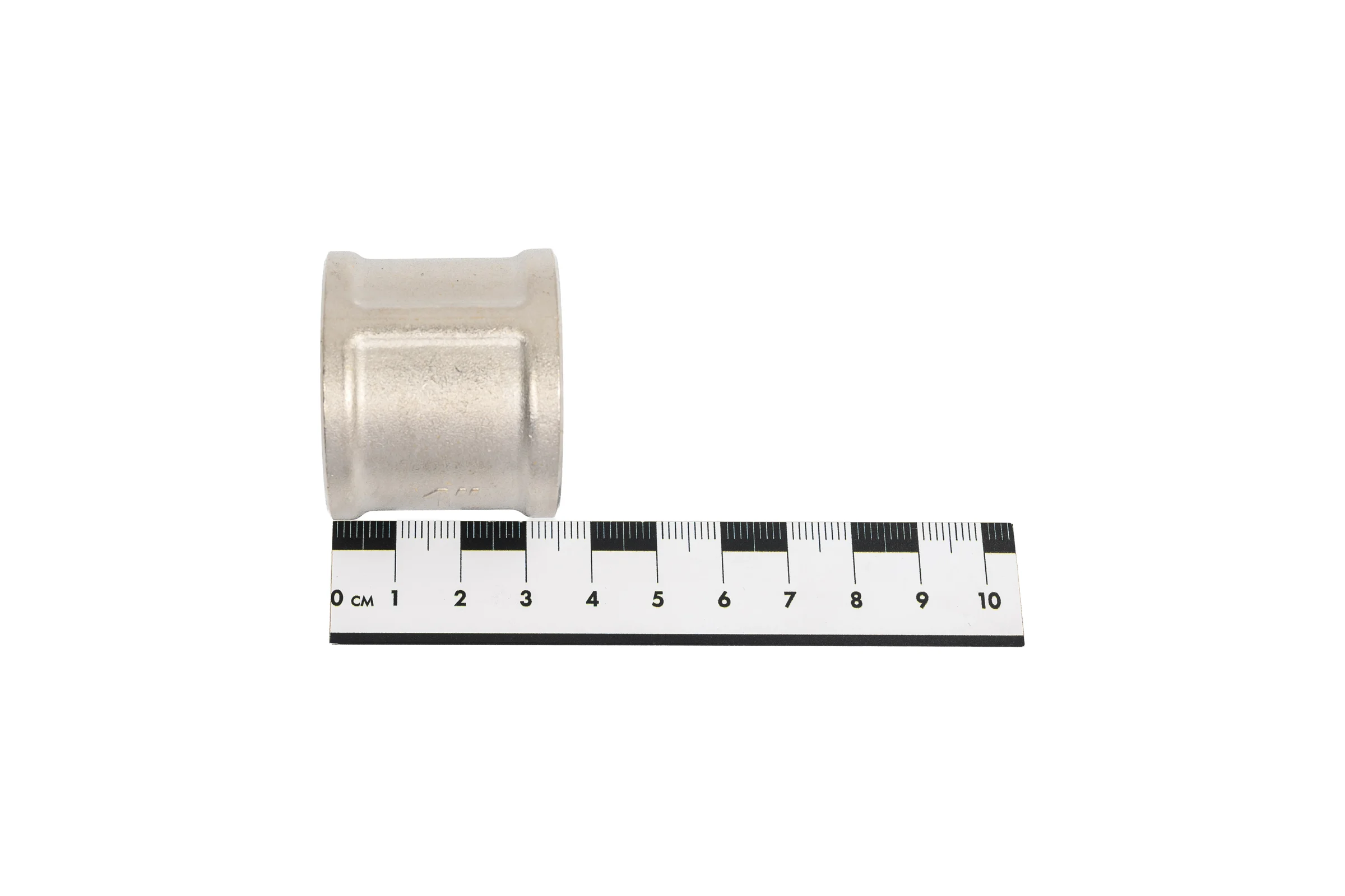 Муфта LD PRIDE DN25 (1") ВР латунь никель с биркой LD.67.502.25.1