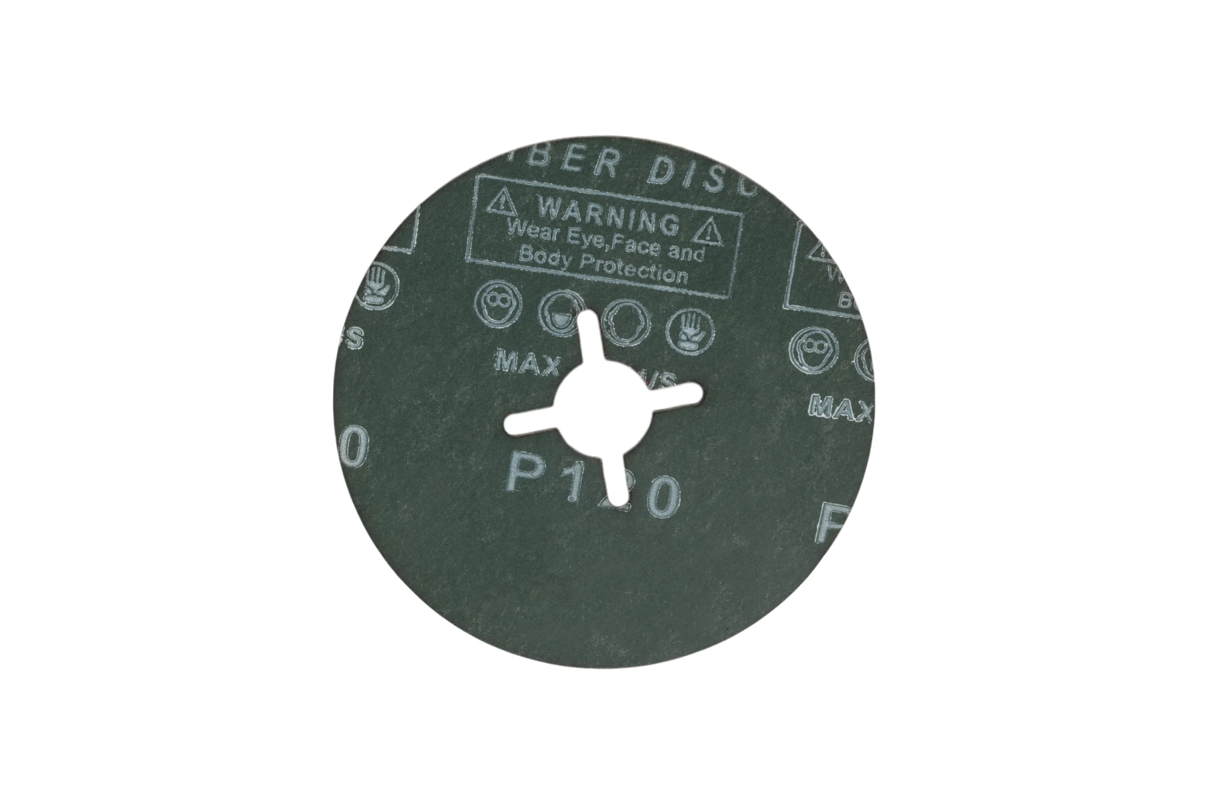 Фибровый диск Long Abrasive CR 964 Керамика 125x22.23 мм, P120, 10 шт D330492-10
