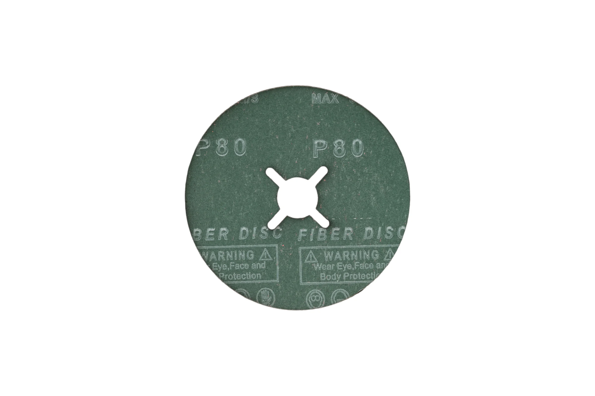 Фибровый диск Long Abrasive CR 964 Керамика 125x22.23 мм, P80, 10 шт D330490-10