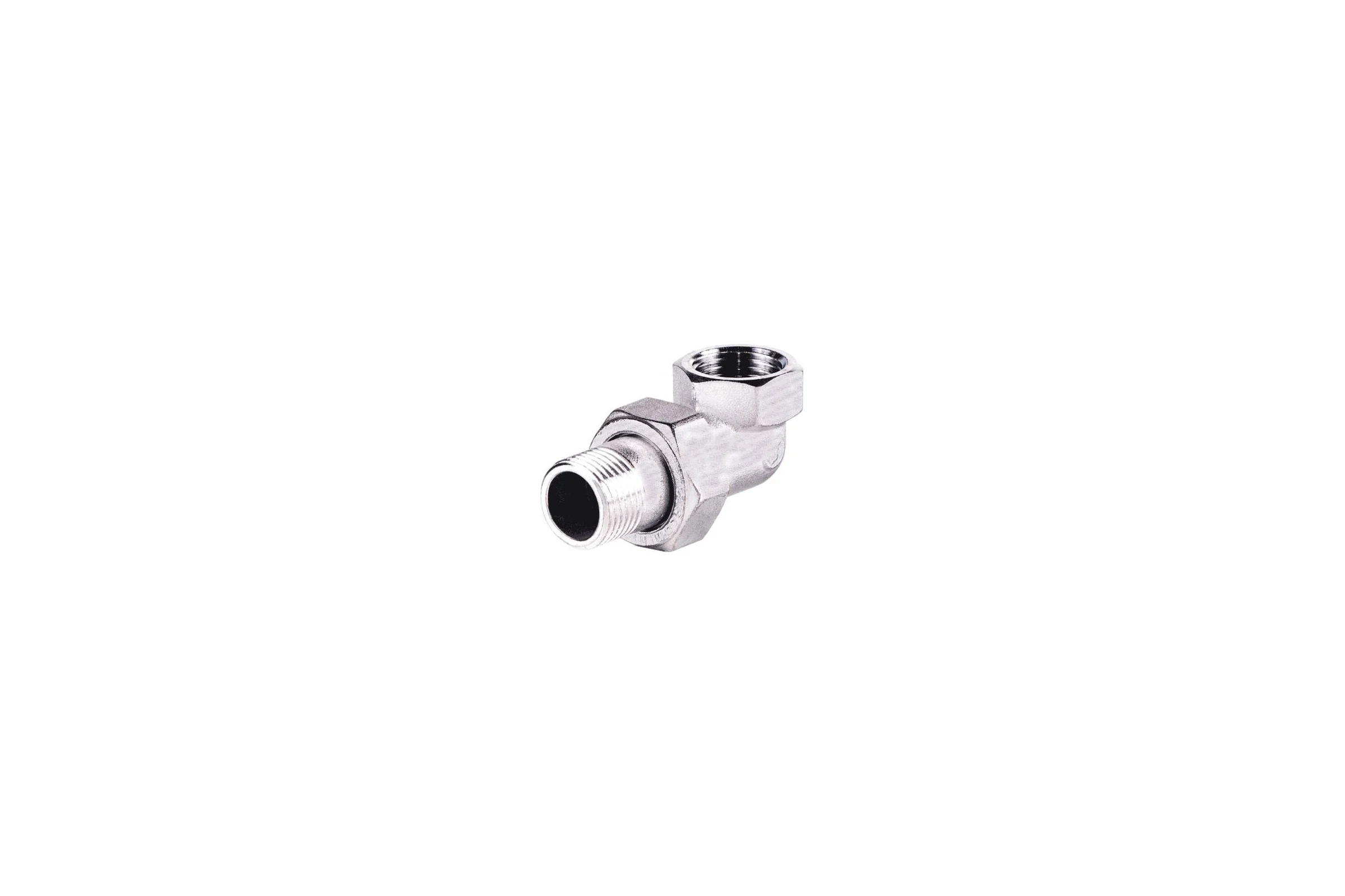 Соединитель латунный Giacomini американка, Ду40 м/р, угловой, хром R19x017 128-3215