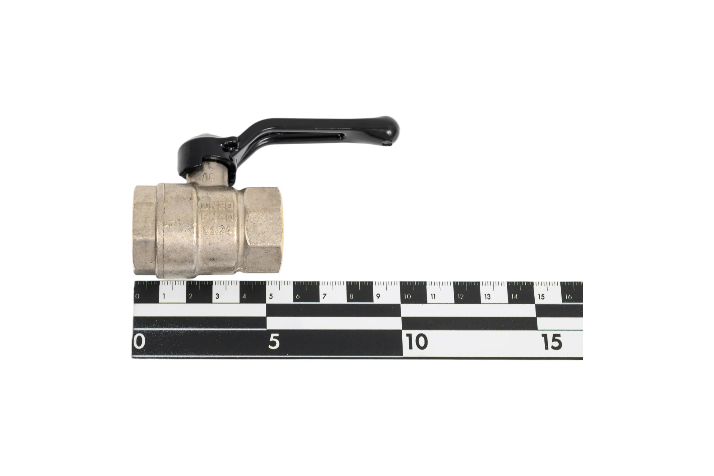 Кран шаровой Rvc 20 3/4" гг ручка 17390