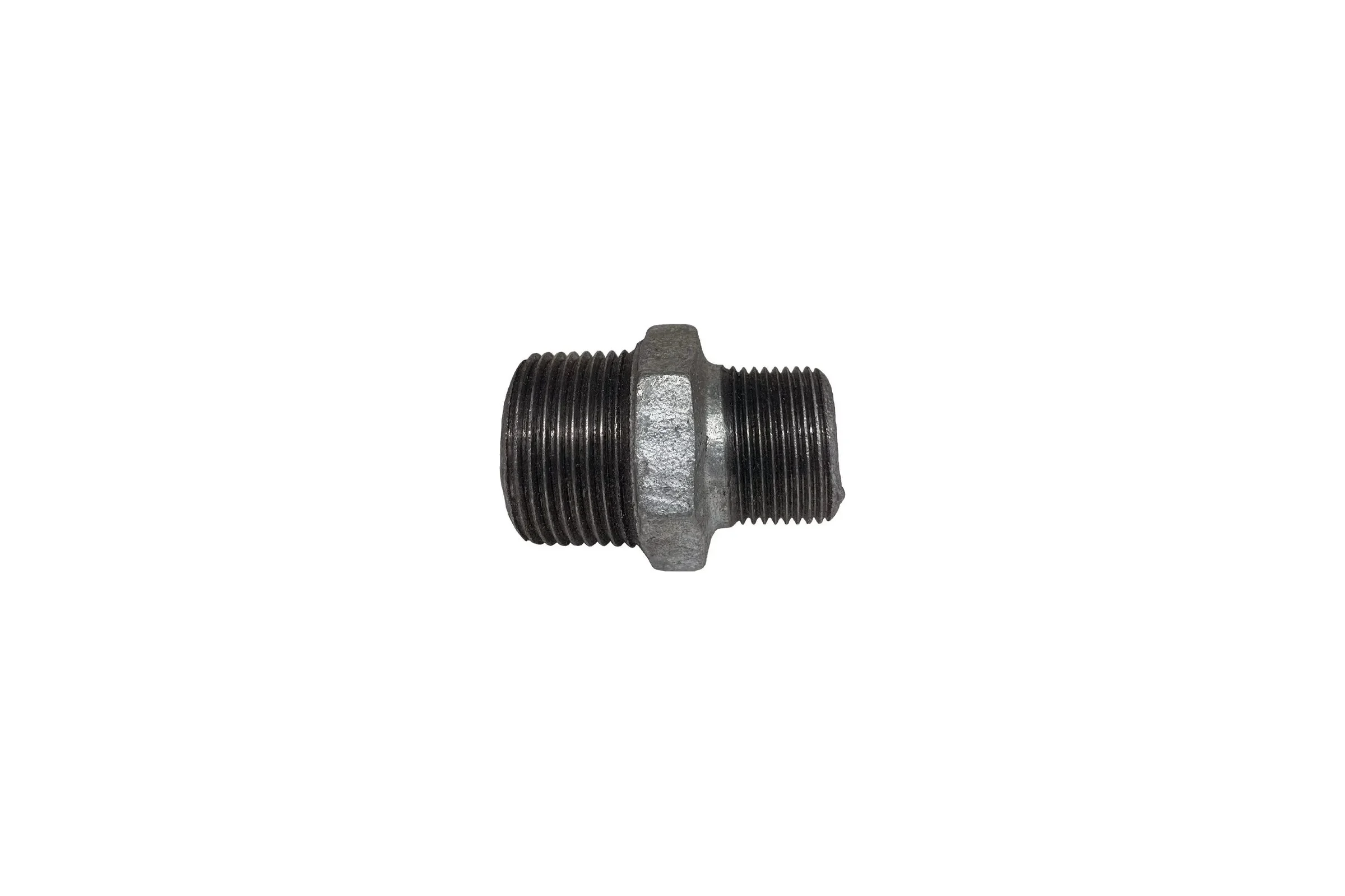 Ниппель переходной Fittex PLUS чугун оцинкованный, Ду40x15, 1 1/2"х1/2" НР 128-4322