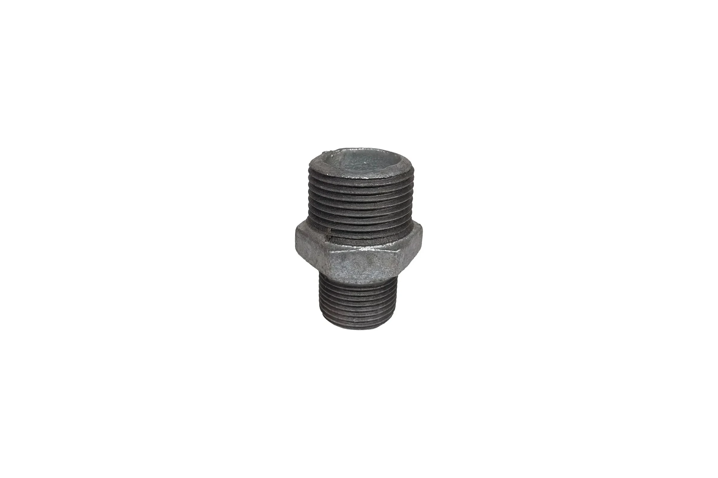 Ниппель переходной Fittex PLUS чугун оцинкованный, Ду40x20, 1 1/2"х3/4" НР 128-4323