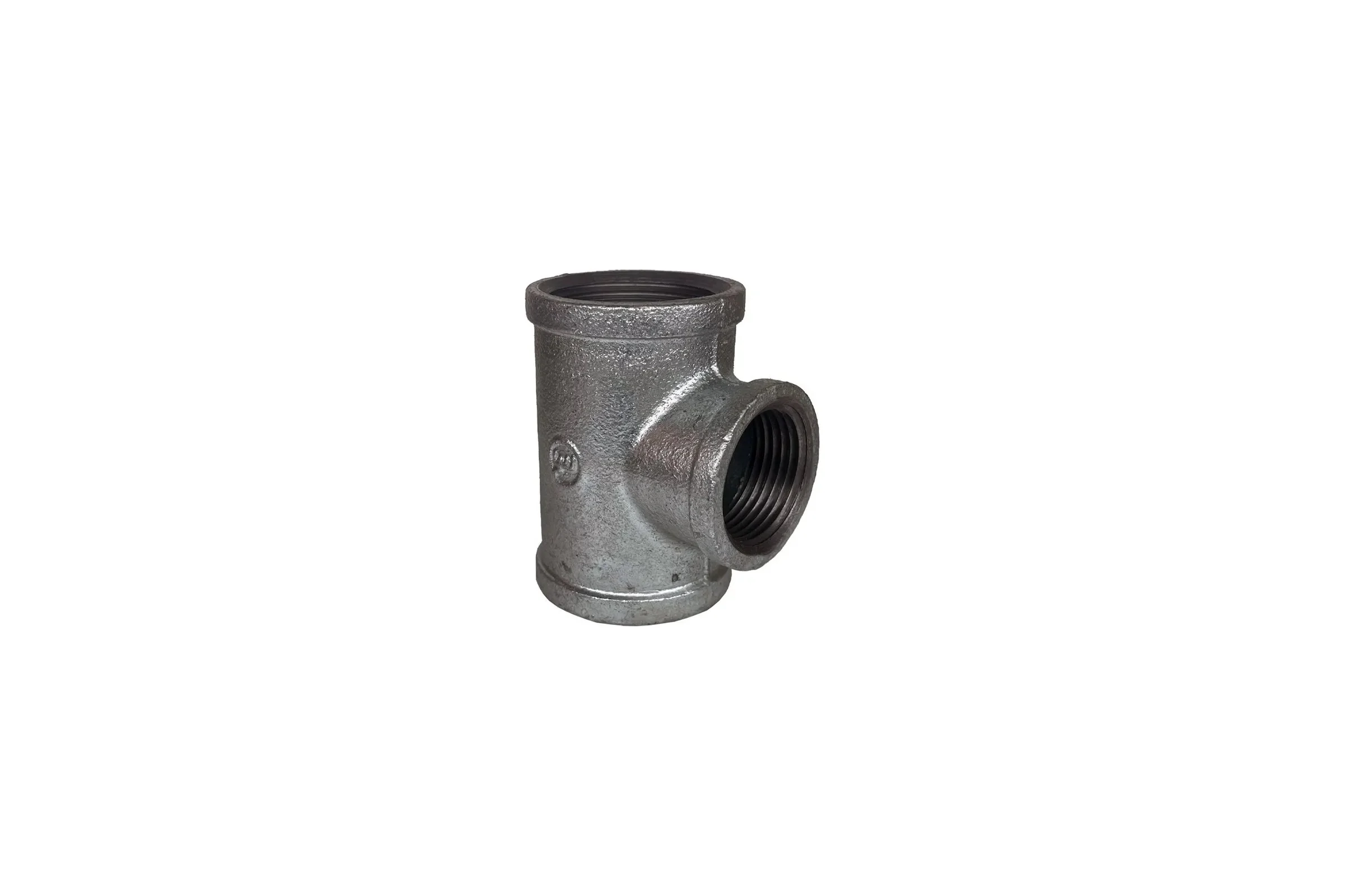 Тройник переходной Fittex PLUS Ду40x32,чугун оцинкованный, 1 1/2"х1 1/4", м/м 127-3662