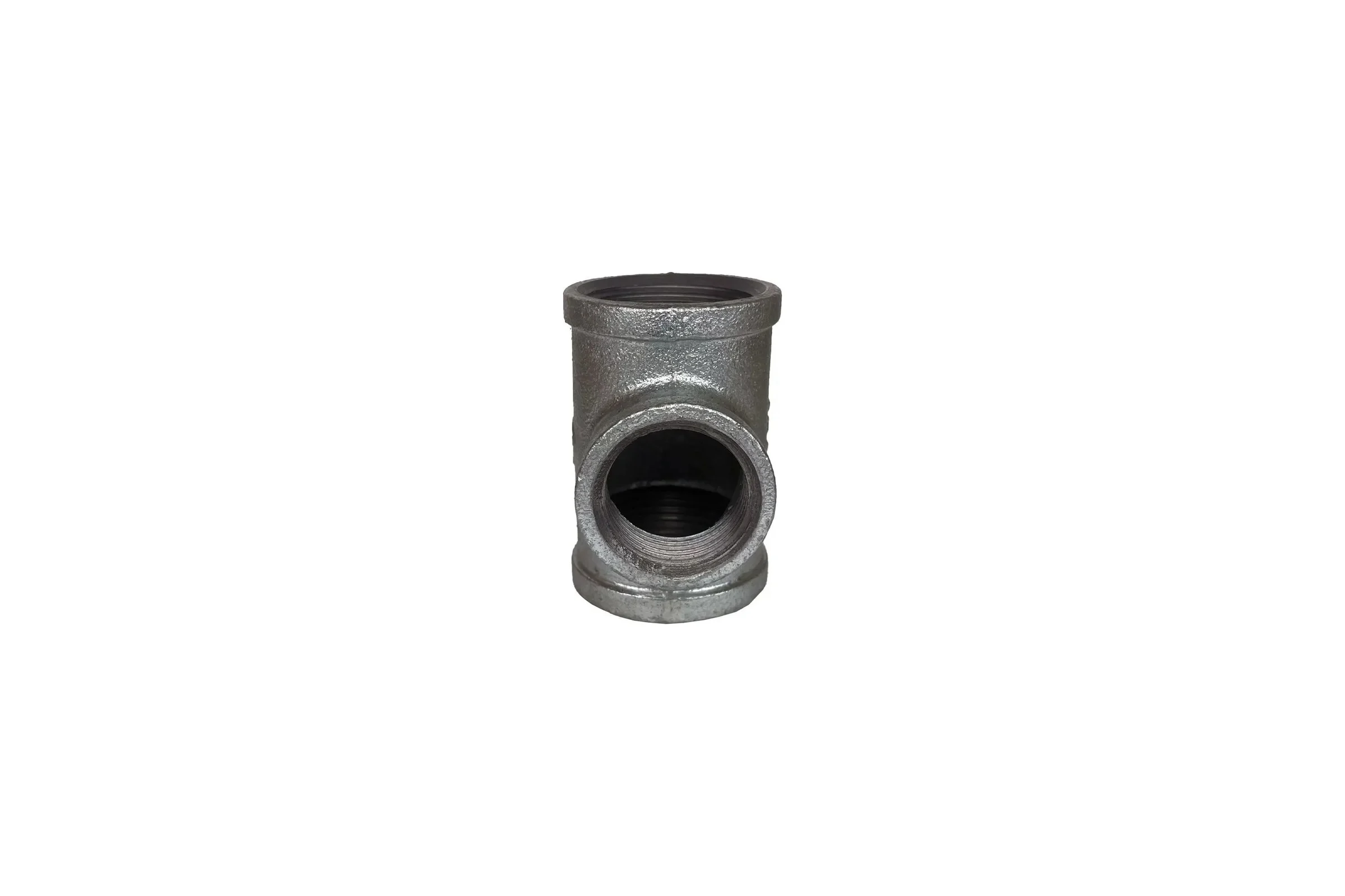 Тройник переходной Fittex PLUS Ду40x32,чугун оцинкованный, 1 1/2"х1 1/4", м/м 127-3662