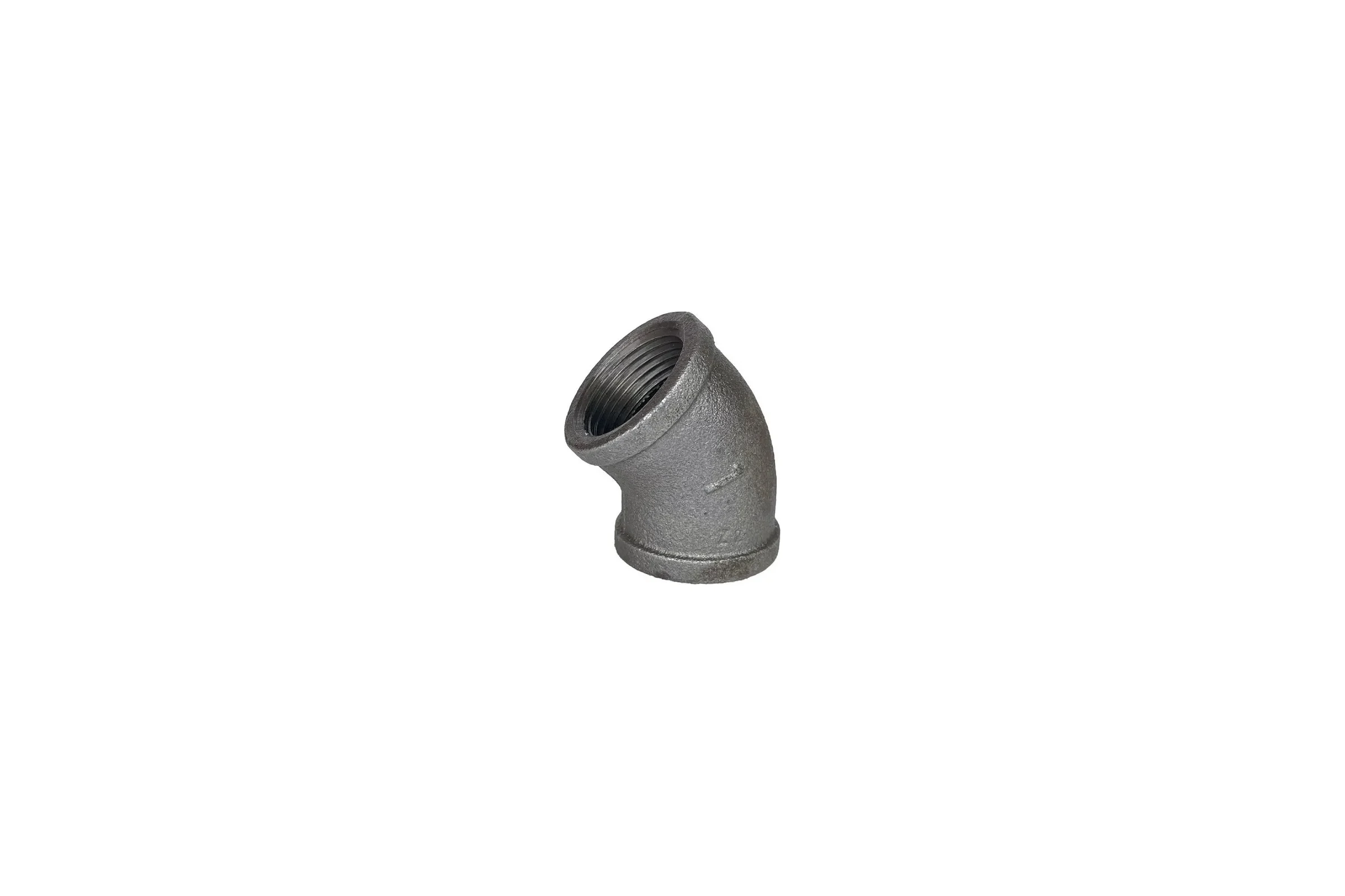 Угольник Fittex PLUS чугун, 45 градусов, Ду15, 1/2" м/м 128-6270