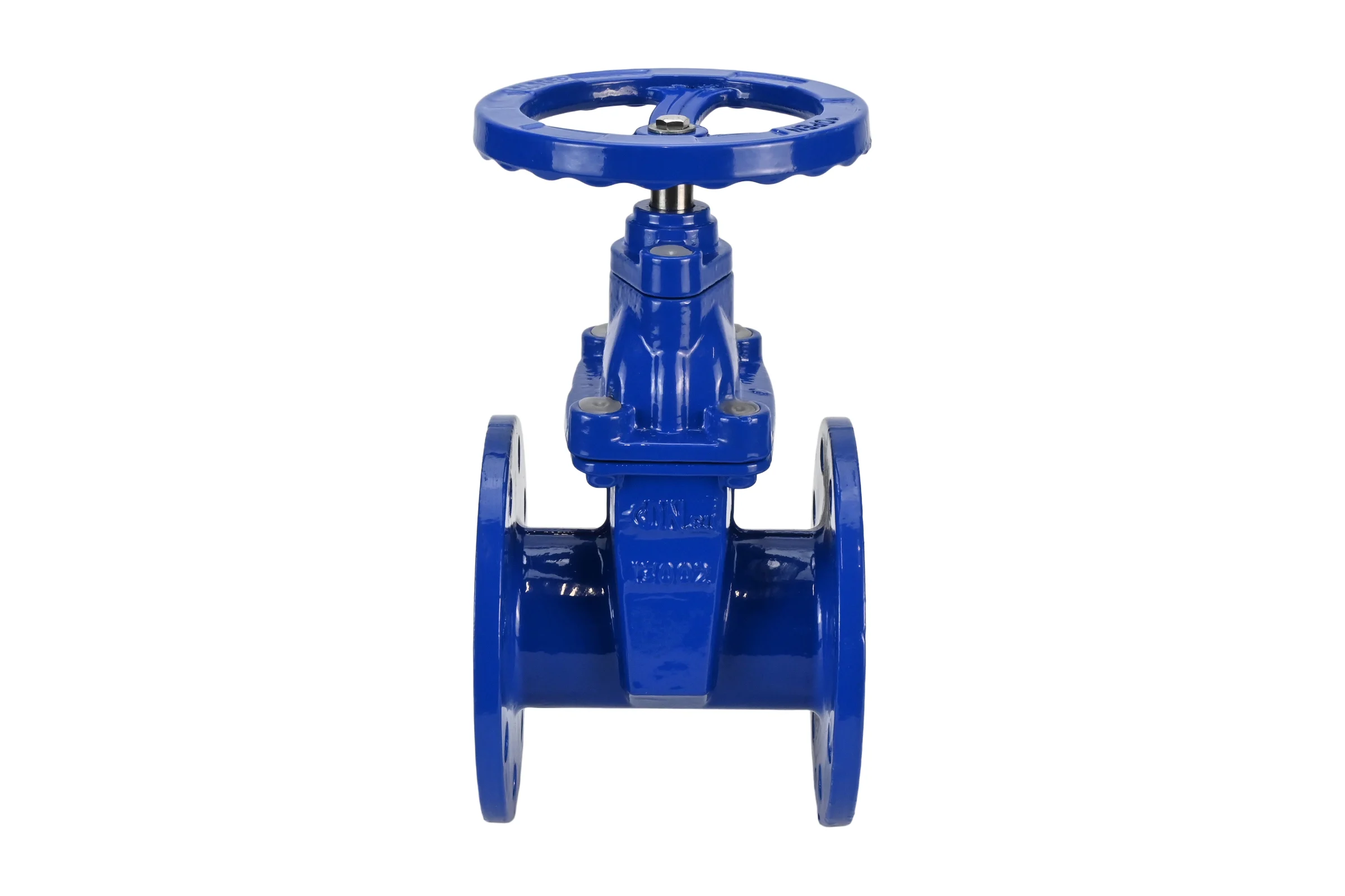 Задвижка клиновая DN.ru 30ч39р (аналог МЗВ) GGG50-GGG50-EPDM-F-S blue Ду200 Ру10/16 D040-08627