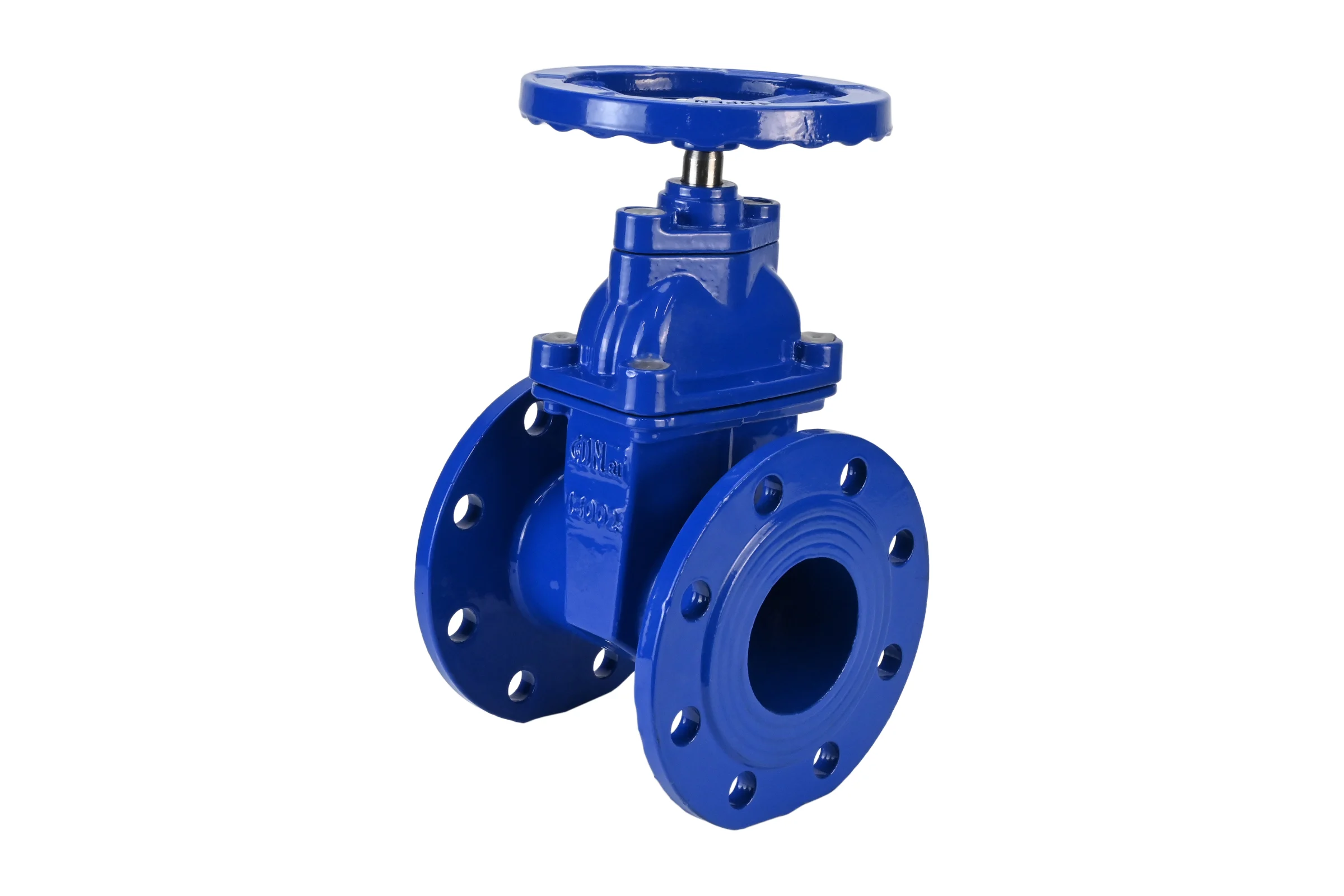 Задвижка клиновая DN.ru 30ч39р (аналог МЗВ) GGG50-GGG50-EPDM-F-S blue Ду50 Ру10/16 D040-08621