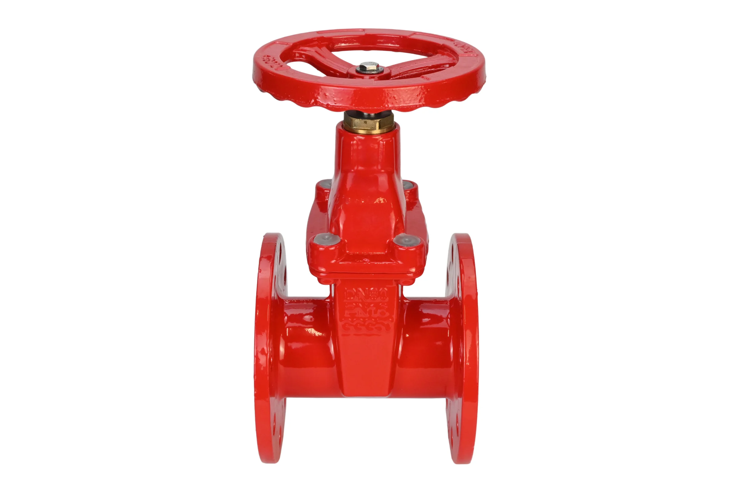 Задвижка клиновая DN.ru 30ч39р (аналог МЗВГ) GGG50-GGG50-S-F-S red Ду80 Ру10/16 D040-08639